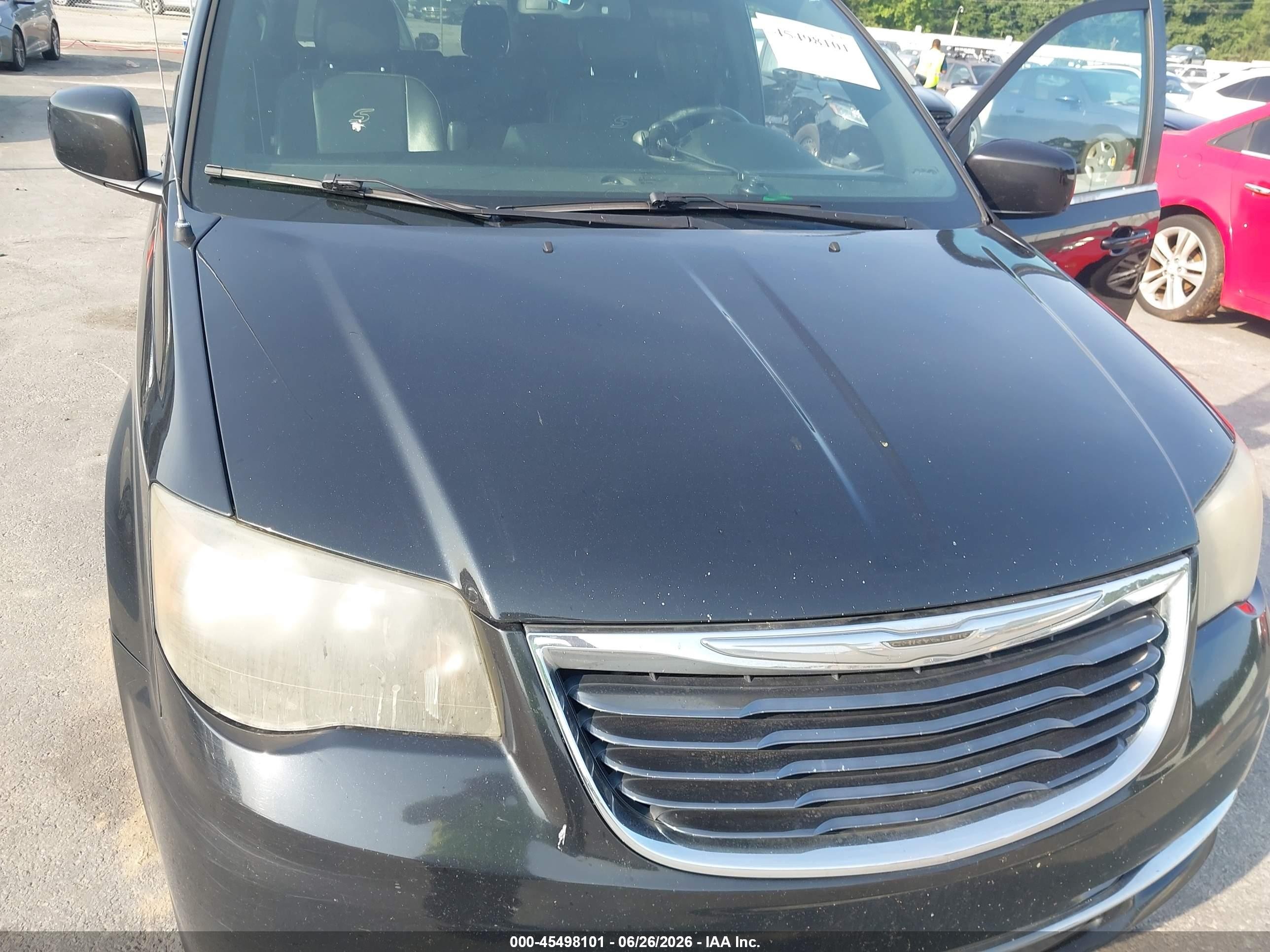 2014 Chrysler Town & Country S Black vin: 2C4RC1HG7ER274993
