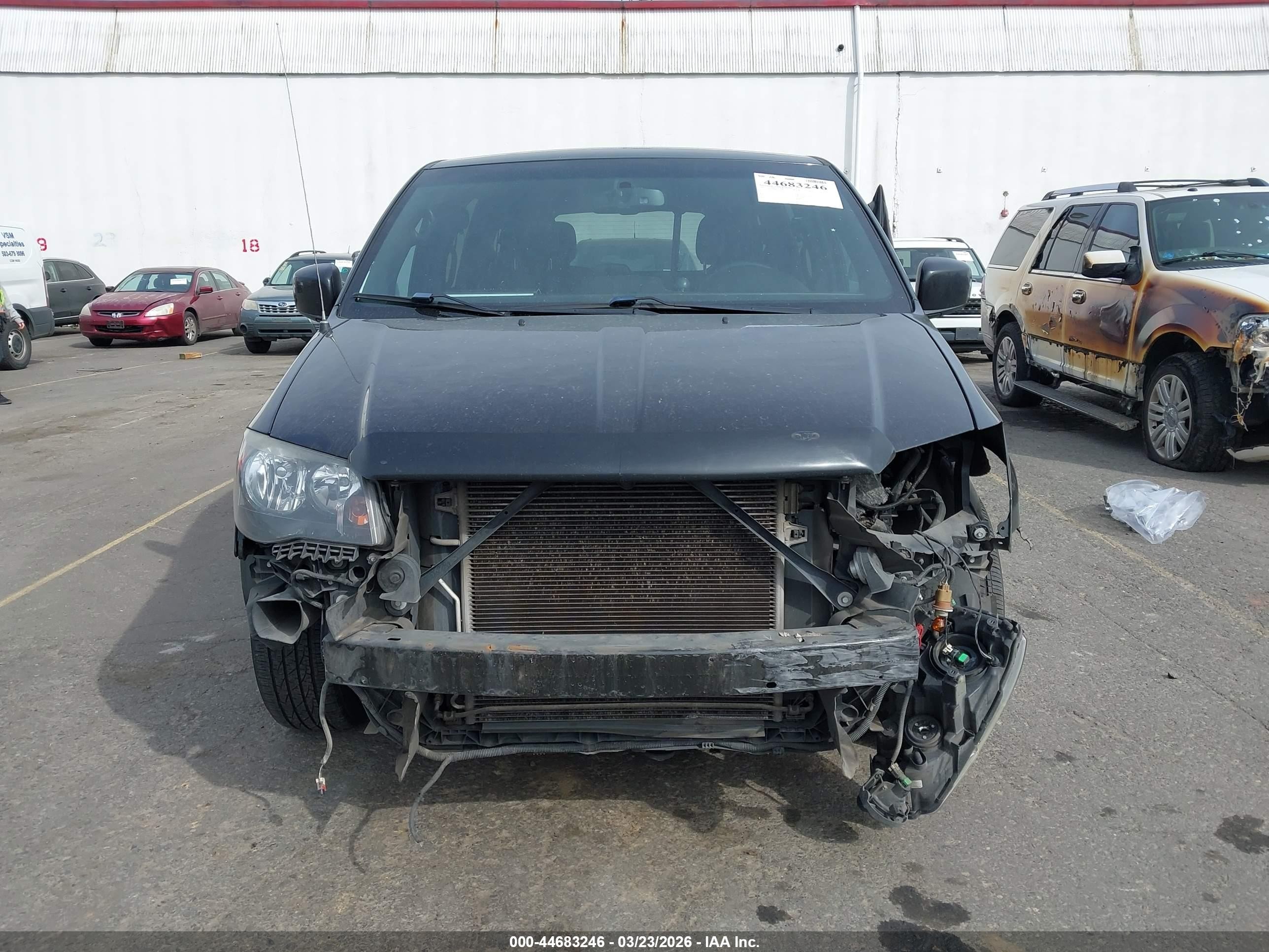2014 Chrysler Town & Country S Black vin: 2C4RC1HG8ER174496