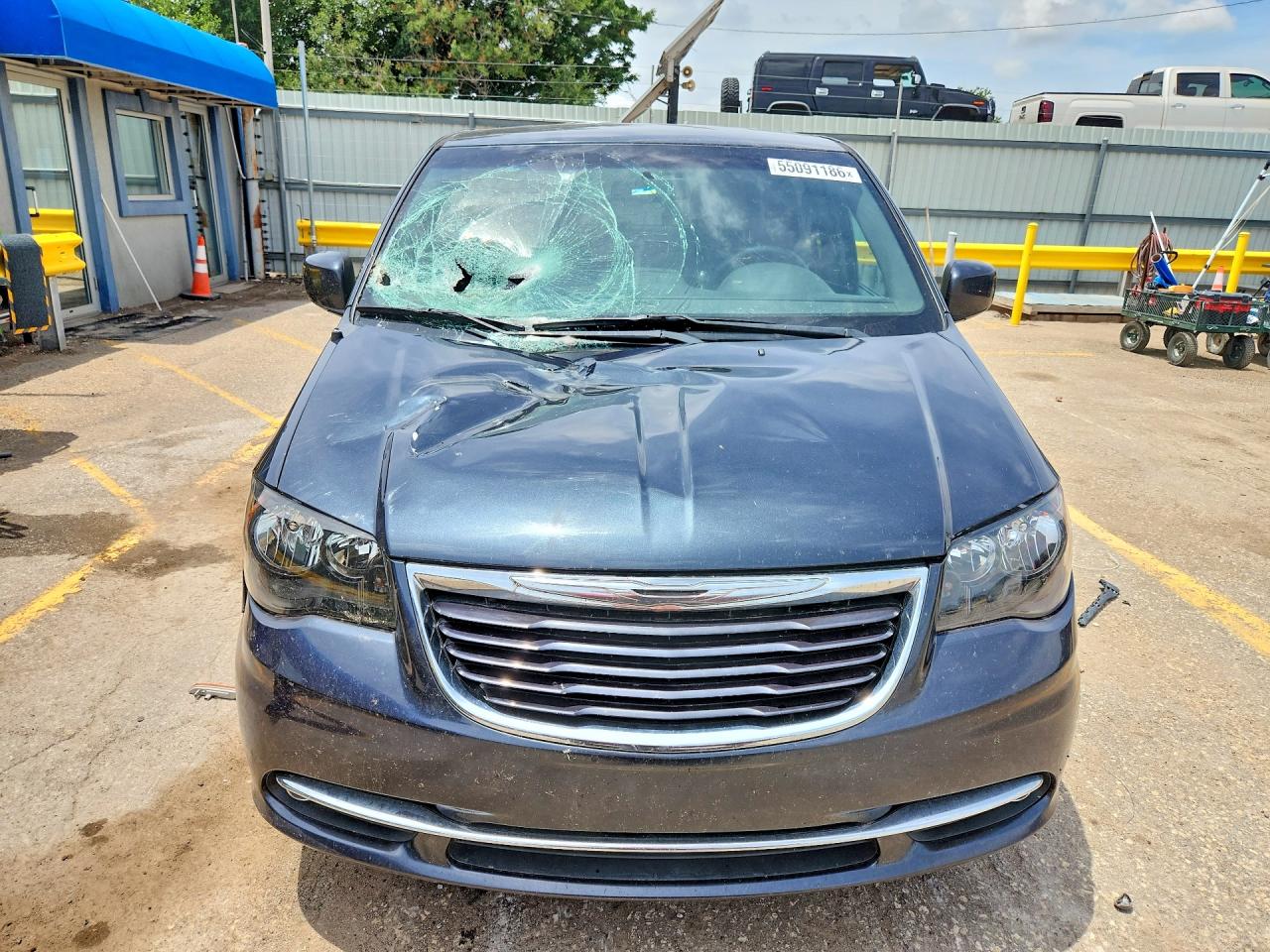 2014 Chrysler Town & Country S Blue vin: 2C4RC1HG8ER258835