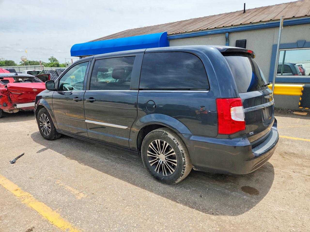 2014 Chrysler Town & Country S Blue vin: 2C4RC1HG8ER258835