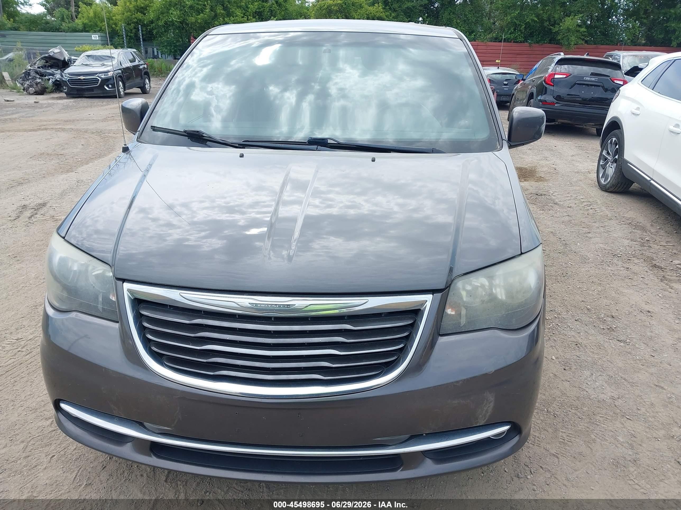 2015 Chrysler Town & Country S Gray vin: 2C4RC1HG8FR521617