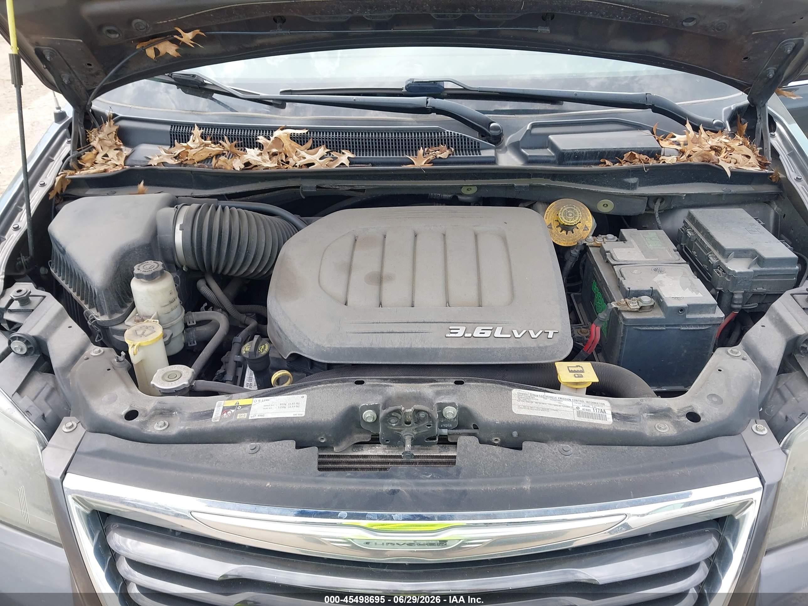 2015 Chrysler Town & Country S Gray vin: 2C4RC1HG8FR521617