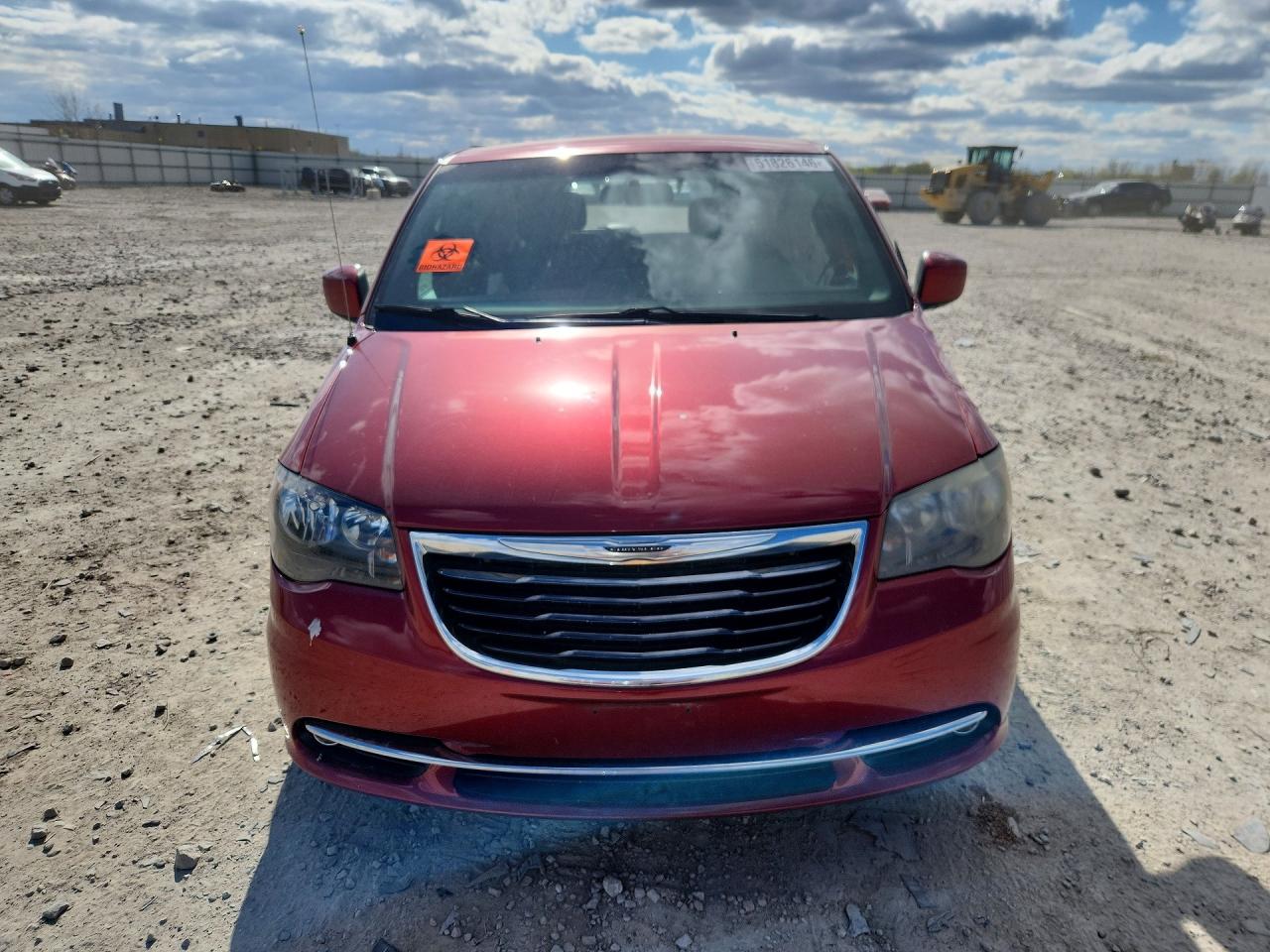 2014 Chrysler Town & Country S Red vin: 2C4RC1HG9ER201348