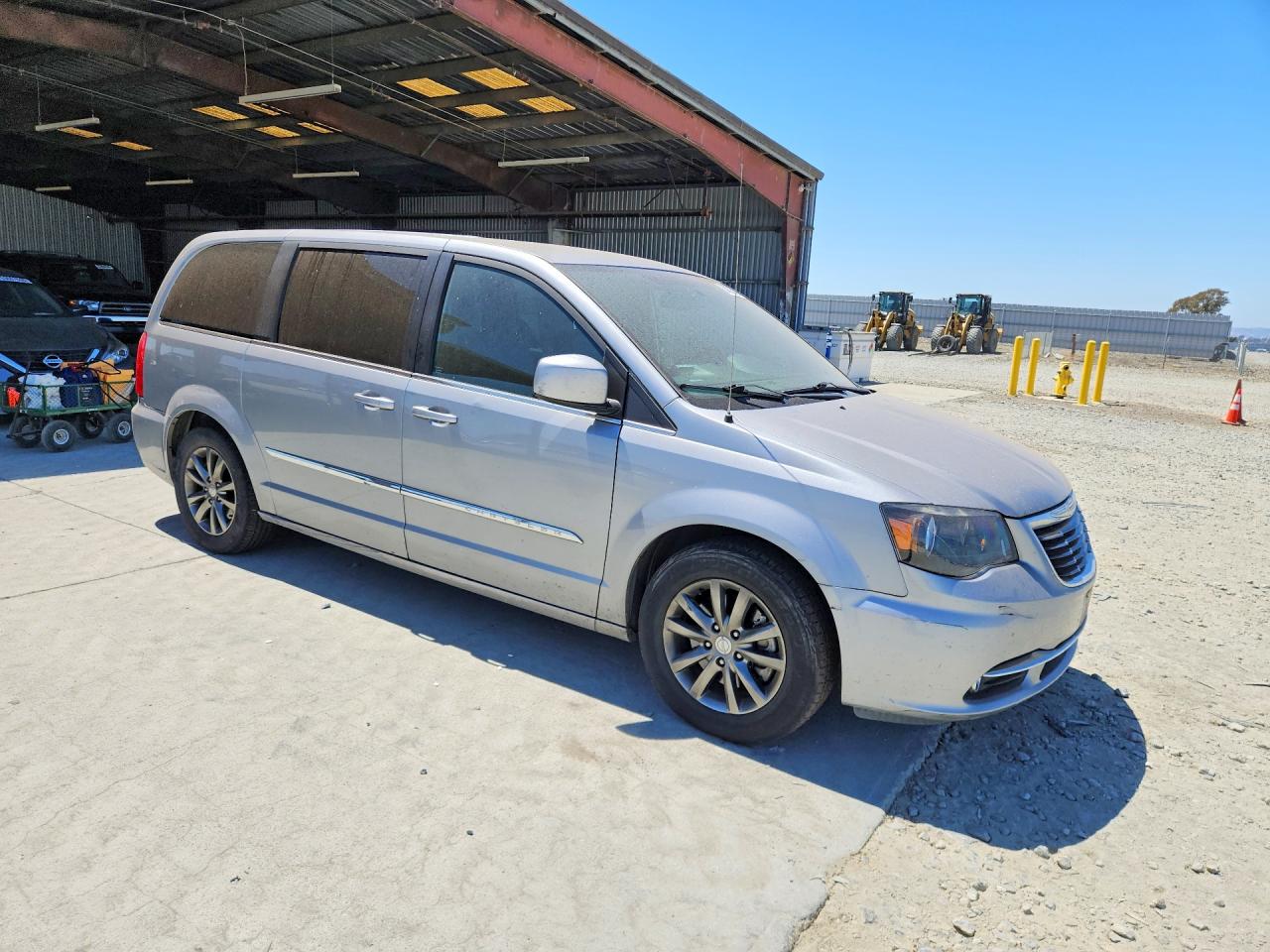 2015 Chrysler Town & Country S Silver vin: 2C4RC1HG9FR699942