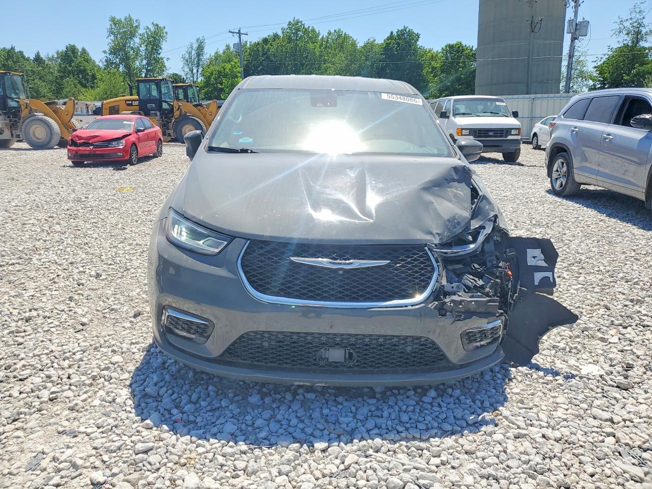 2022 Chrysler Pacifica Hybrid Touring L Gray vin: 2C4RC1L72NR126726