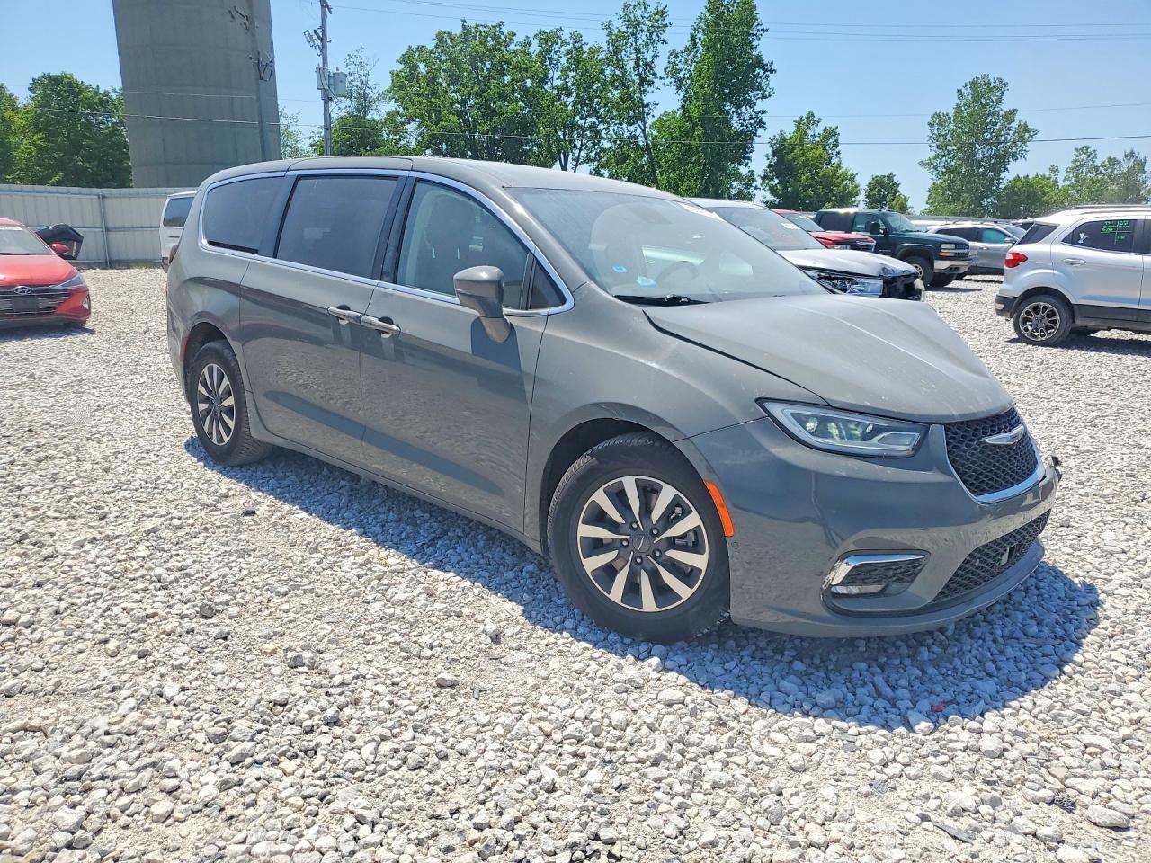 2022 Chrysler Pacifica Hybrid Touring L Gray vin: 2C4RC1L72NR126726