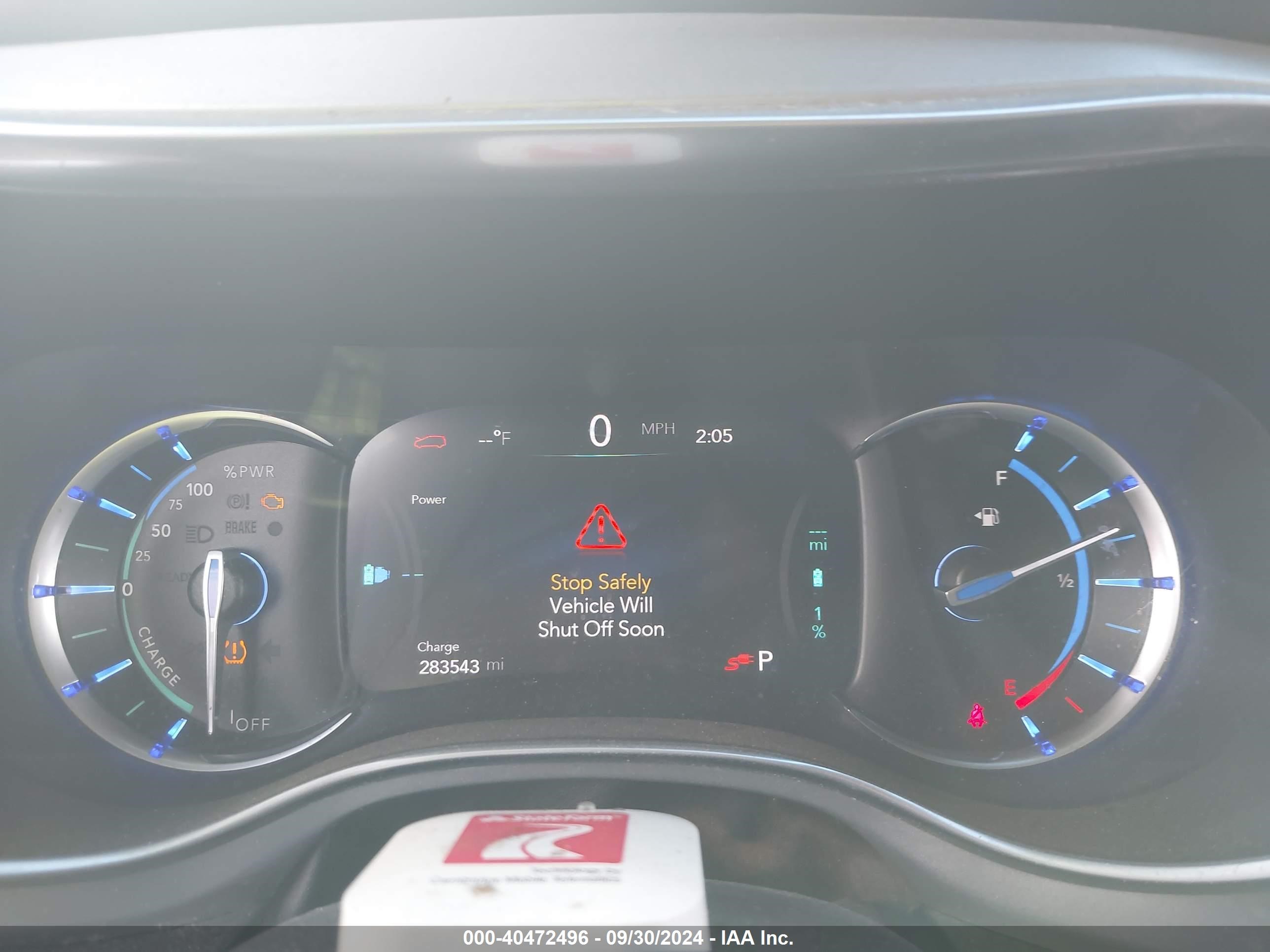 2019 Chrysler Pacifica Hybrid Touring L Gray vin: 2C4RC1L77KR584743