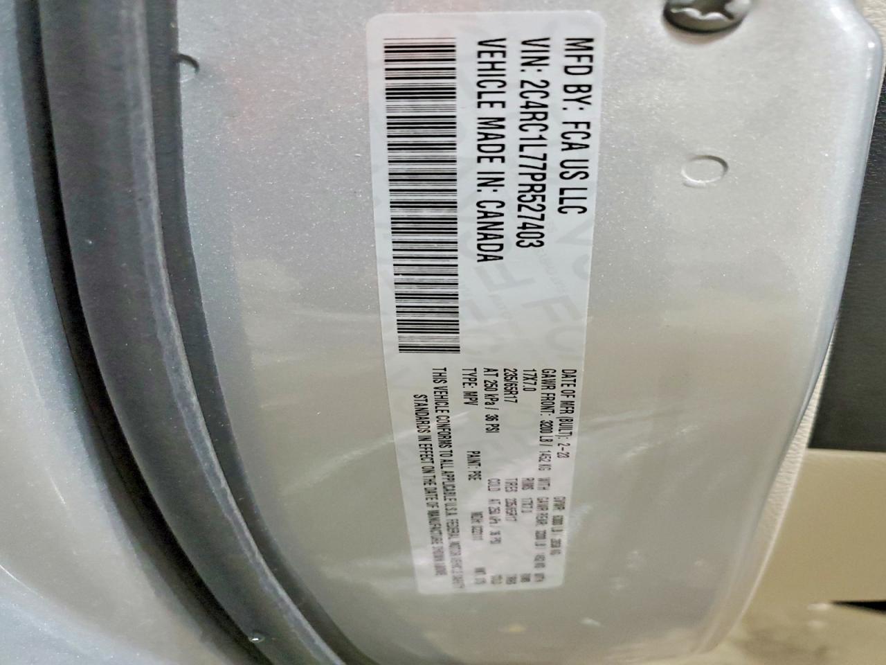 2023 Chrysler Pacifica Hybrid Touring L Silver vin: 2C4RC1L77PR527403