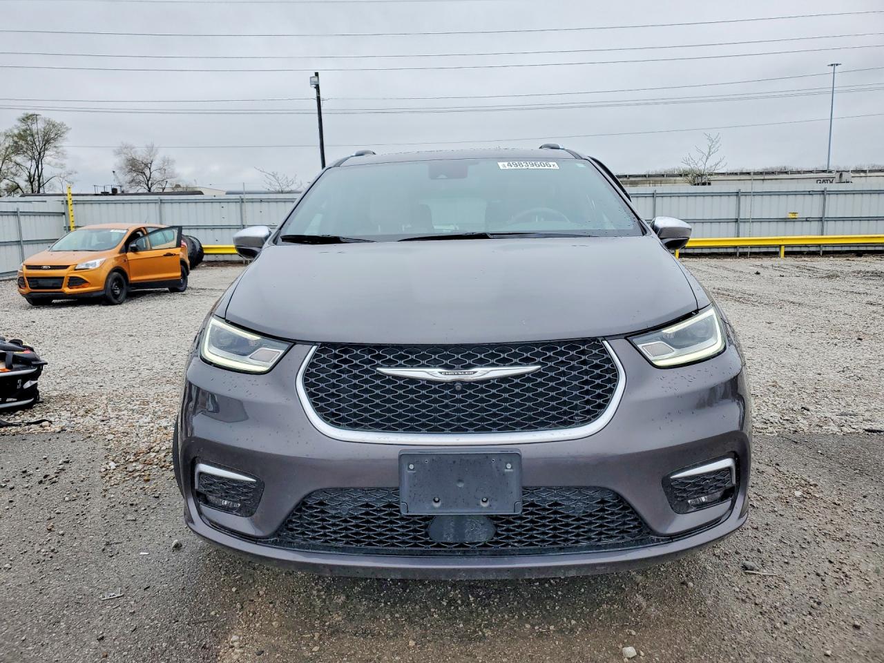 2022 Chrysler Pacifica Hybrid Pinnacle Gray vin: 2C4RC1N72NR101385