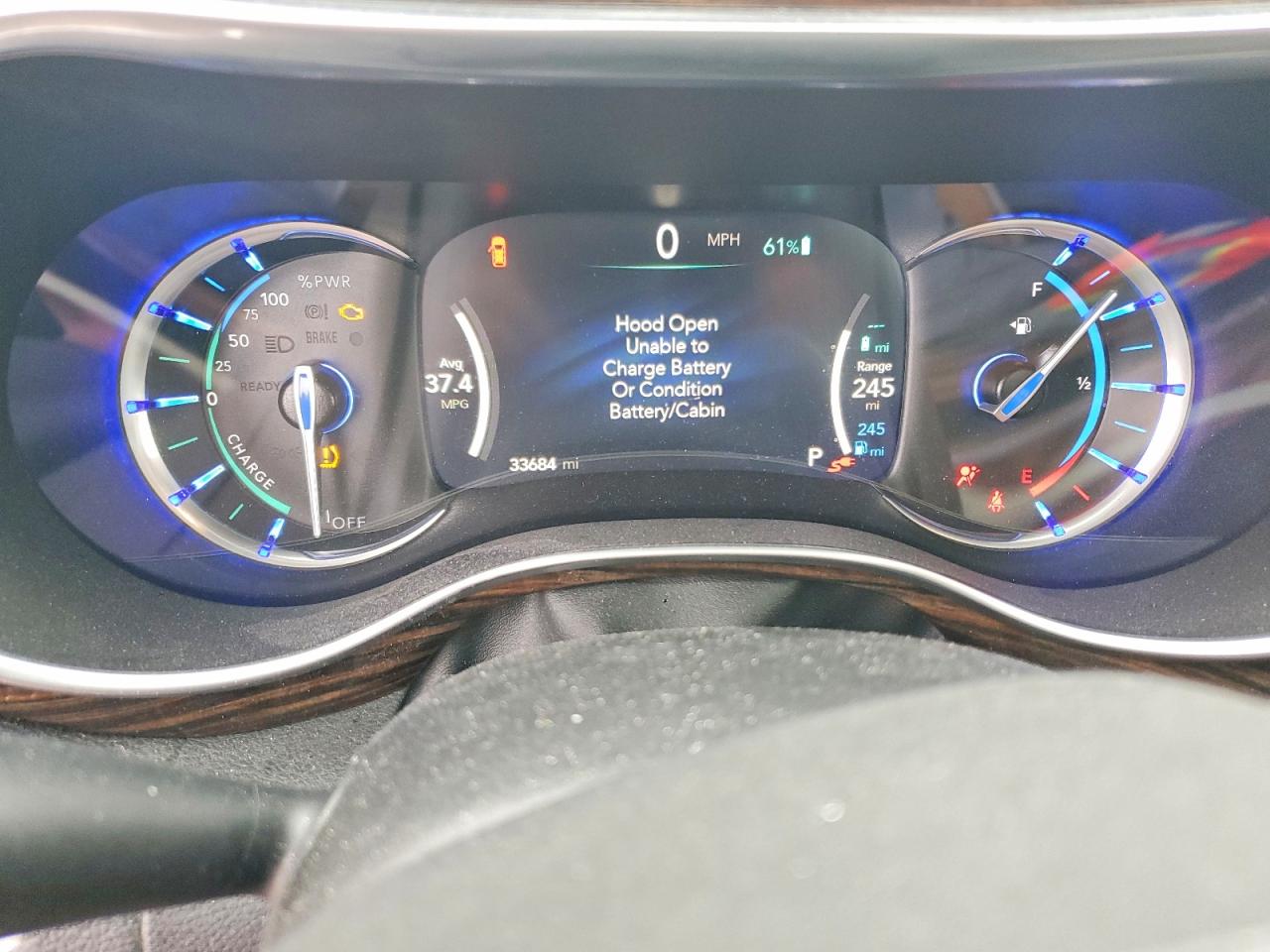 2022 Chrysler Pacifica Hybrid Pinnacle Gray vin: 2C4RC1N72NR101385
