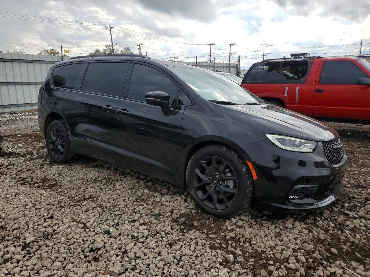 2021 Chrysler Pacifica Limited Black vin: 2C4RC3GG6MR600133