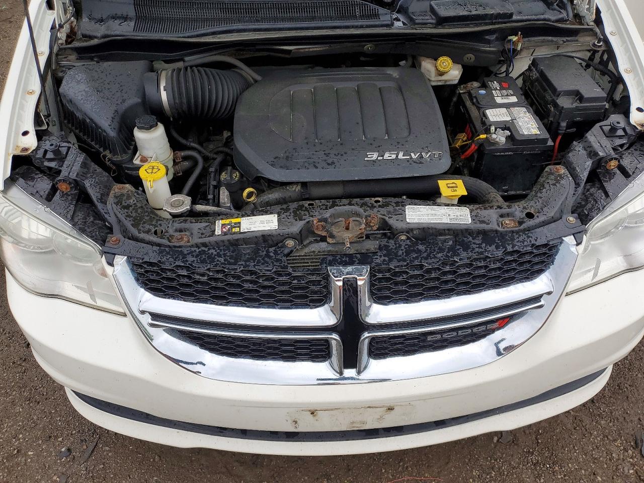 2013 Dodge Grand Caravan Se White vin: 2C4RDGBG0DR671565