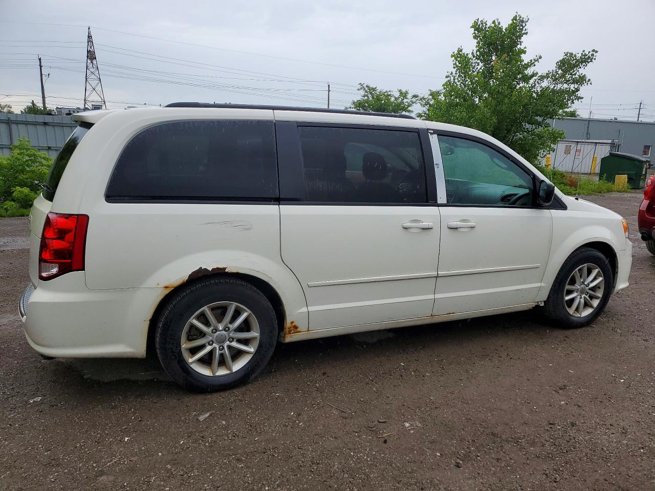 2013 Dodge Grand Caravan Se White vin: 2C4RDGBG0DR671565