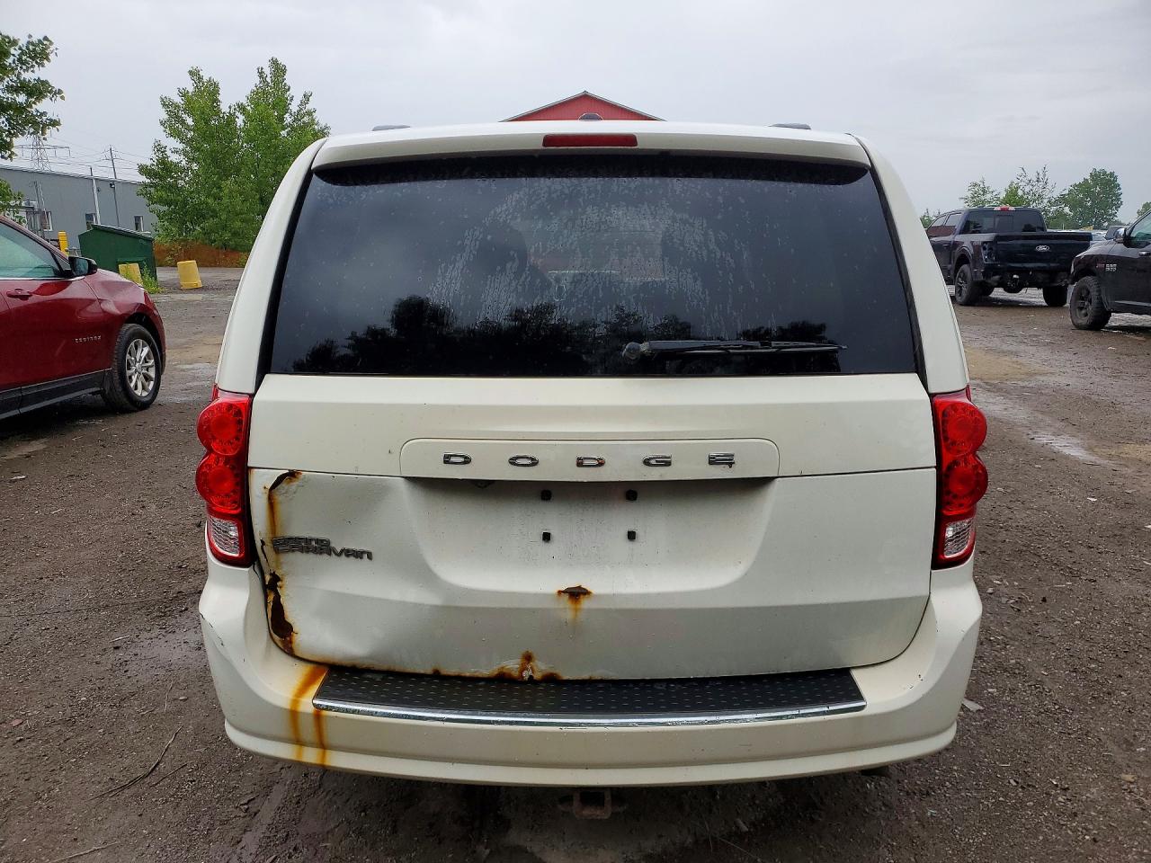 2013 Dodge Grand Caravan Se White vin: 2C4RDGBG0DR671565