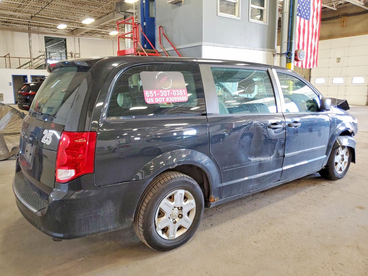 2013 Dodge Grand Caravan Se Черный vin: 2C4RDGBG0DR710865