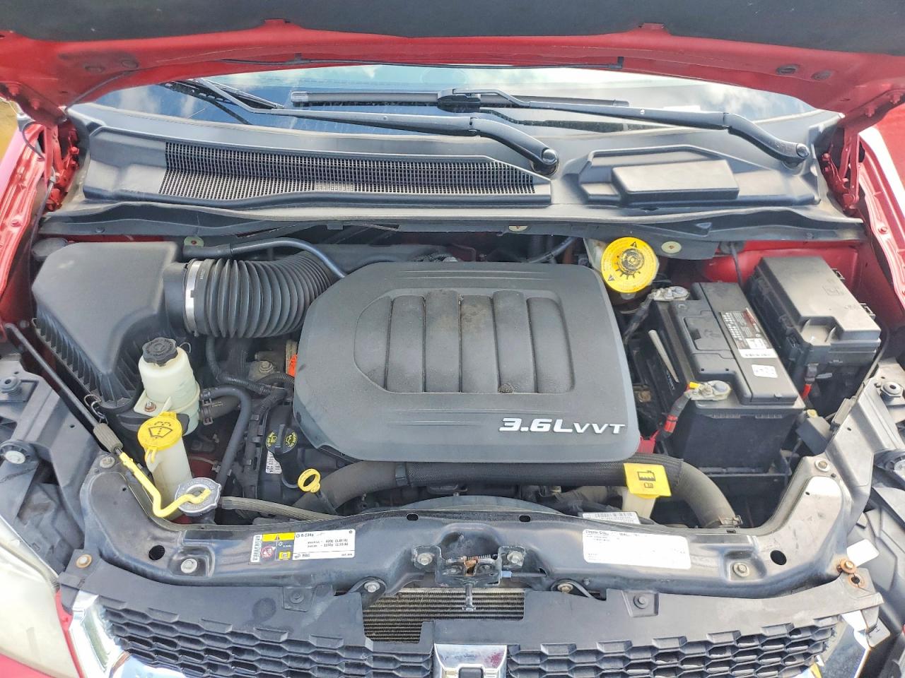 2013 Dodge Grand Caravan Se Red vin: 2C4RDGBG0DR751870