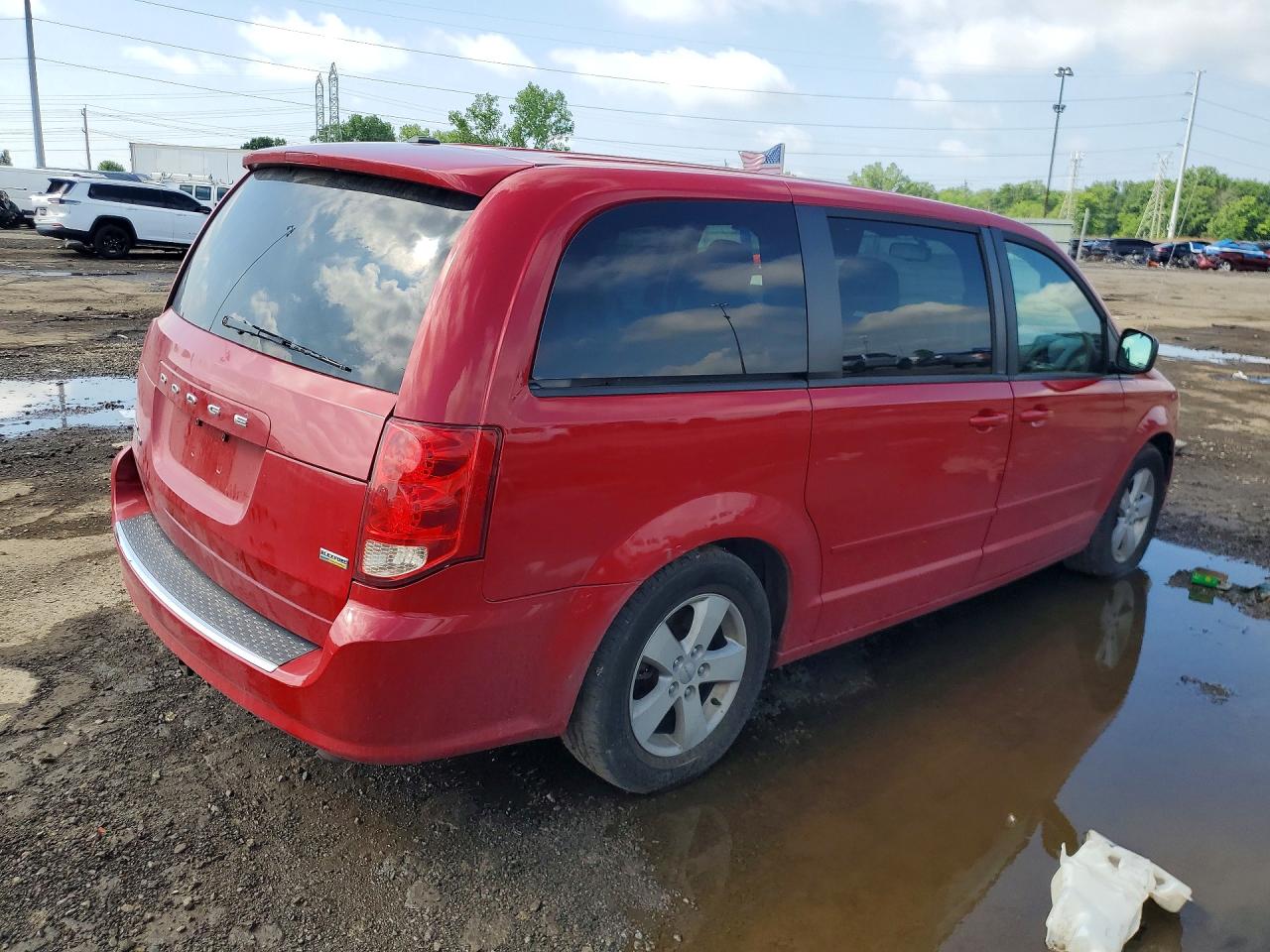 2013 Dodge Grand Caravan Se Red vin: 2C4RDGBG0DR751870