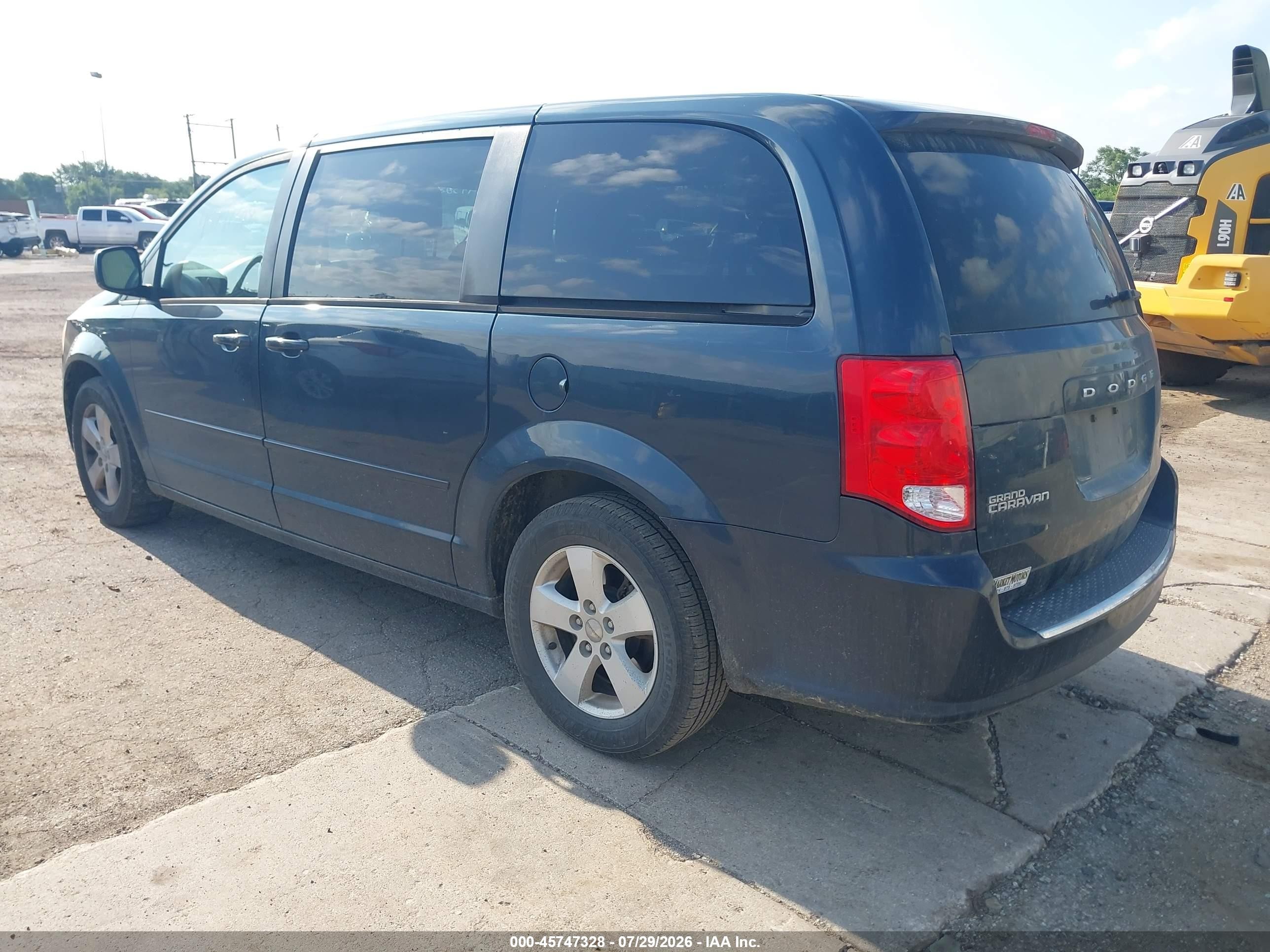 2013 Dodge Grand Caravan Se Blue vin: 2C4RDGBG0DR763579