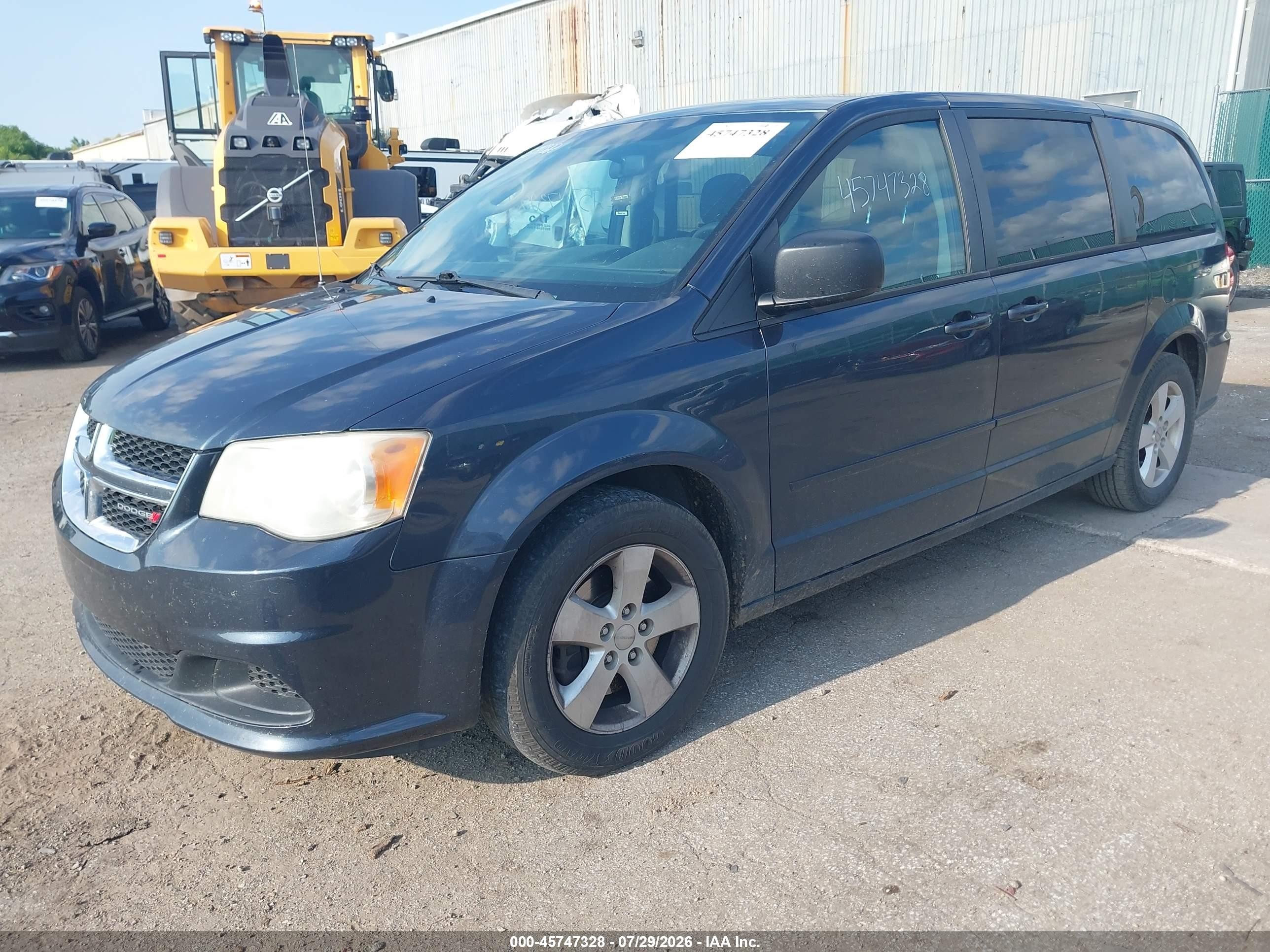 2013 Dodge Grand Caravan Se Blue vin: 2C4RDGBG0DR763579