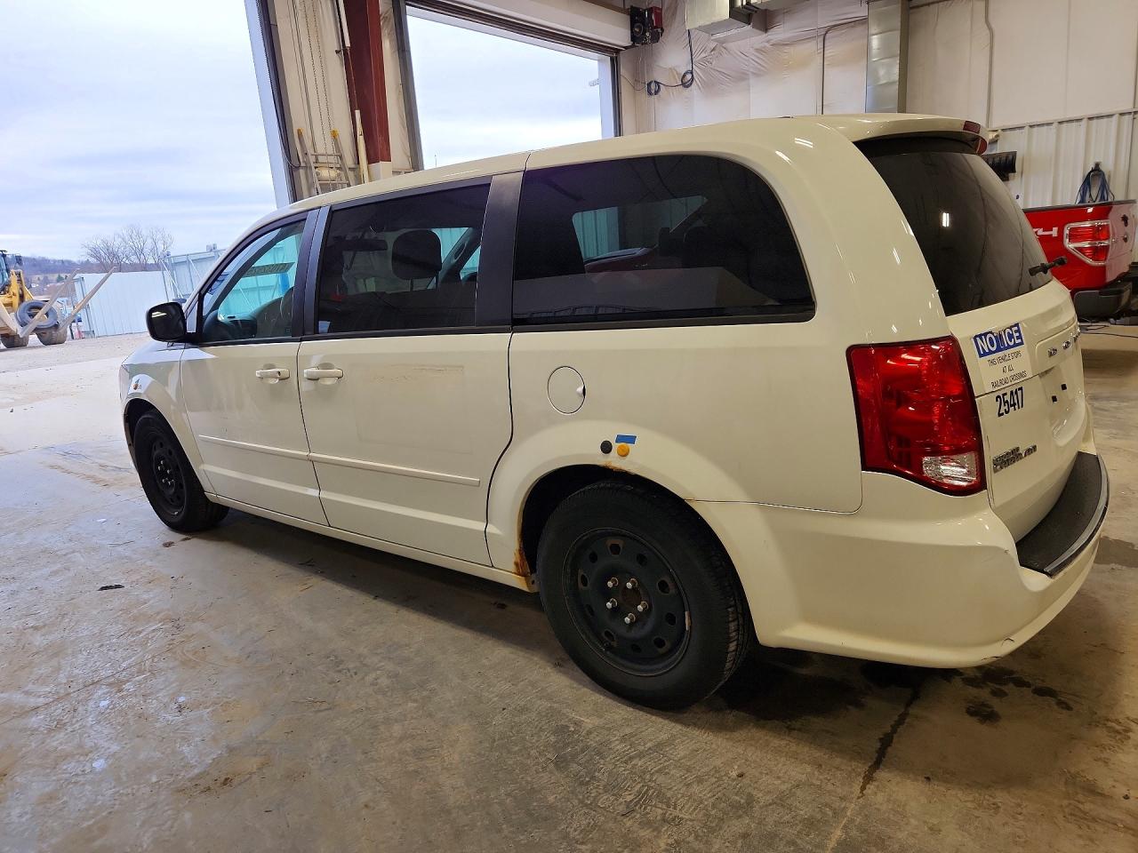 2013 Dodge Grand Caravan Se White vin: 2C4RDGBG0DR772864