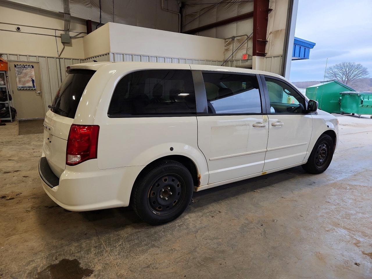 2013 Dodge Grand Caravan Se White vin: 2C4RDGBG0DR772864
