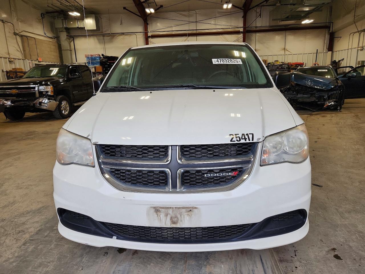 2013 Dodge Grand Caravan Se White vin: 2C4RDGBG0DR772864