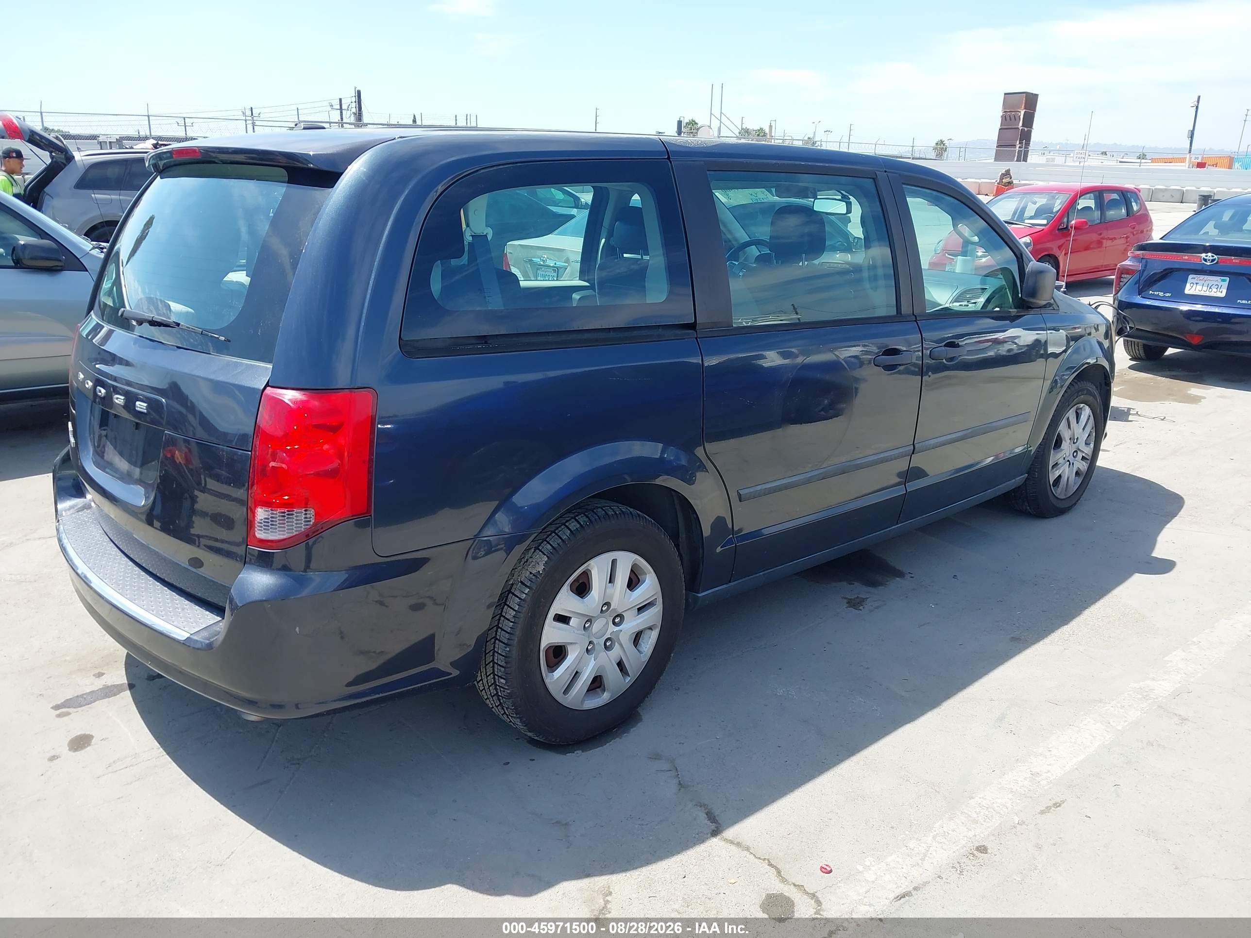 2013 Dodge Grand Caravan American Value Pkg Blue vin: 2C4RDGBG0DR810853