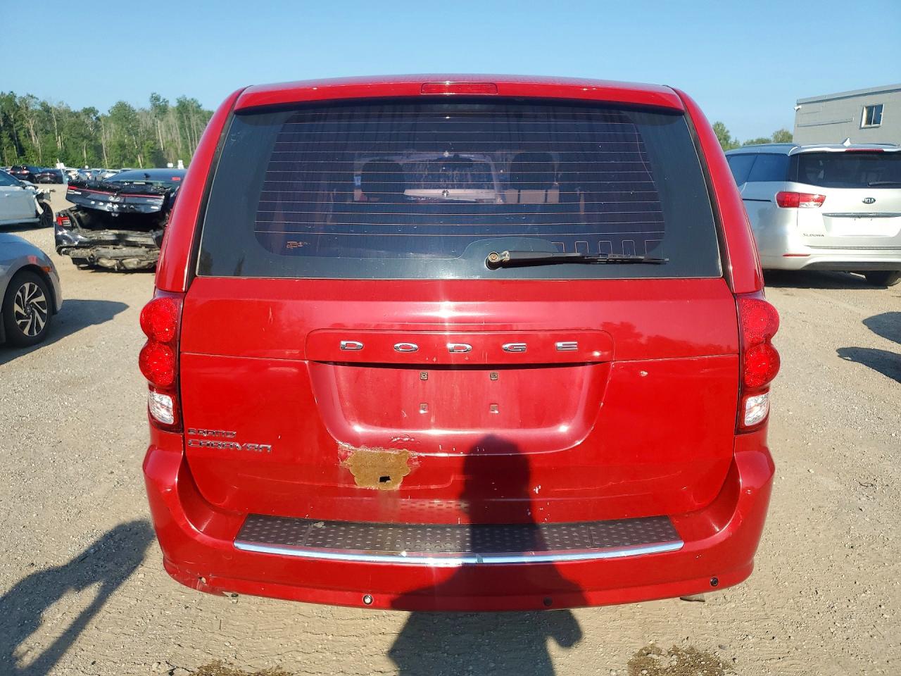 2014 Dodge Grand Caravan Se Red vin: 2C4RDGBG0ER479340