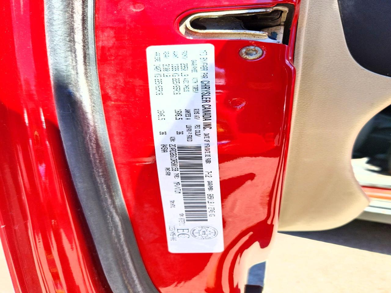 2013 Dodge Grand Caravan Se Red vin: 2C4RDGBG1DR500159