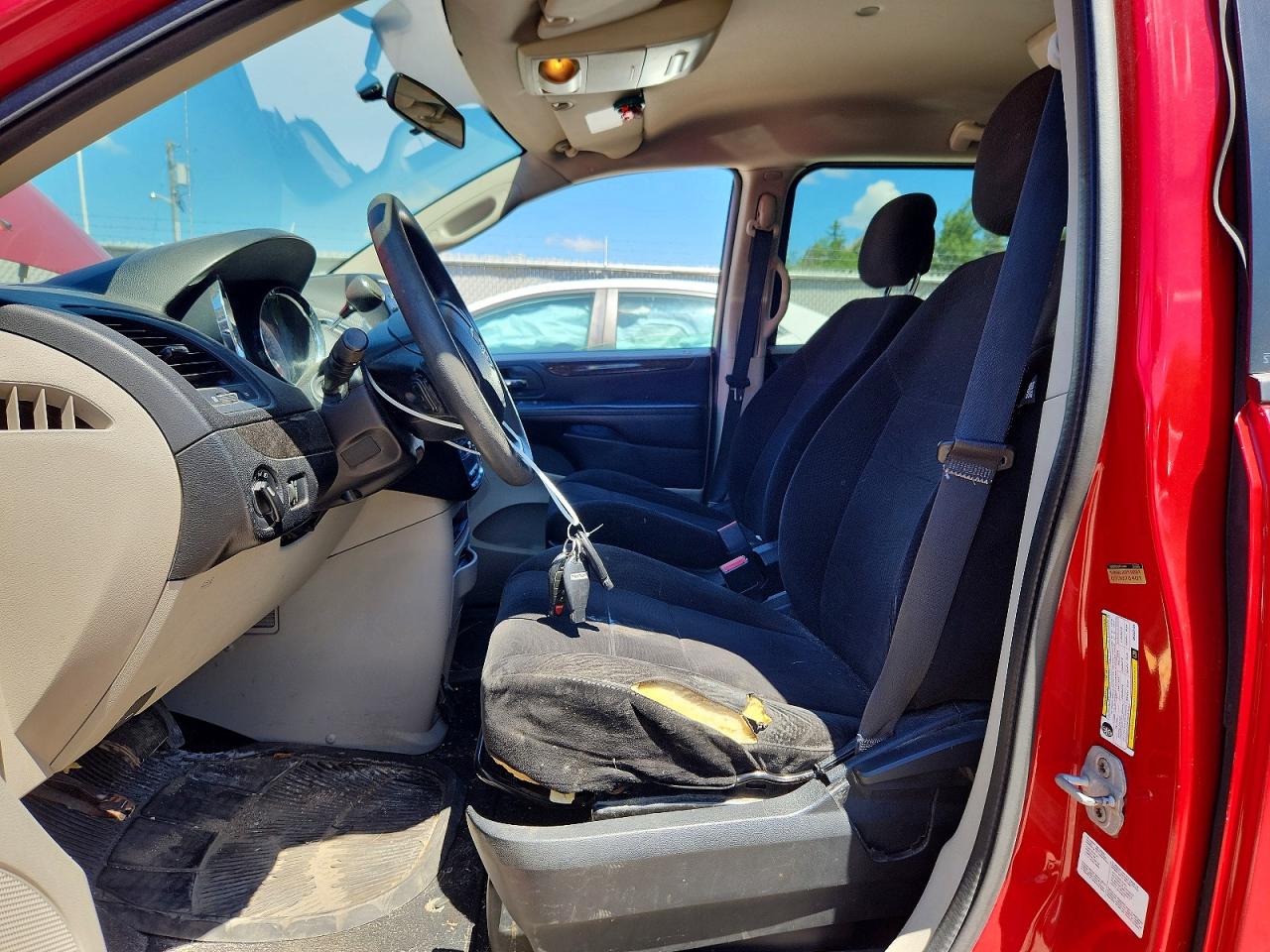 2013 Dodge Grand Caravan Se Red vin: 2C4RDGBG1DR500159