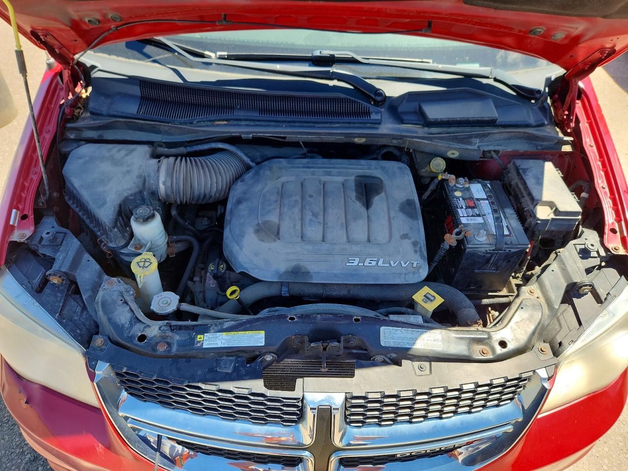 2013 Dodge Grand Caravan Se Red vin: 2C4RDGBG1DR500159