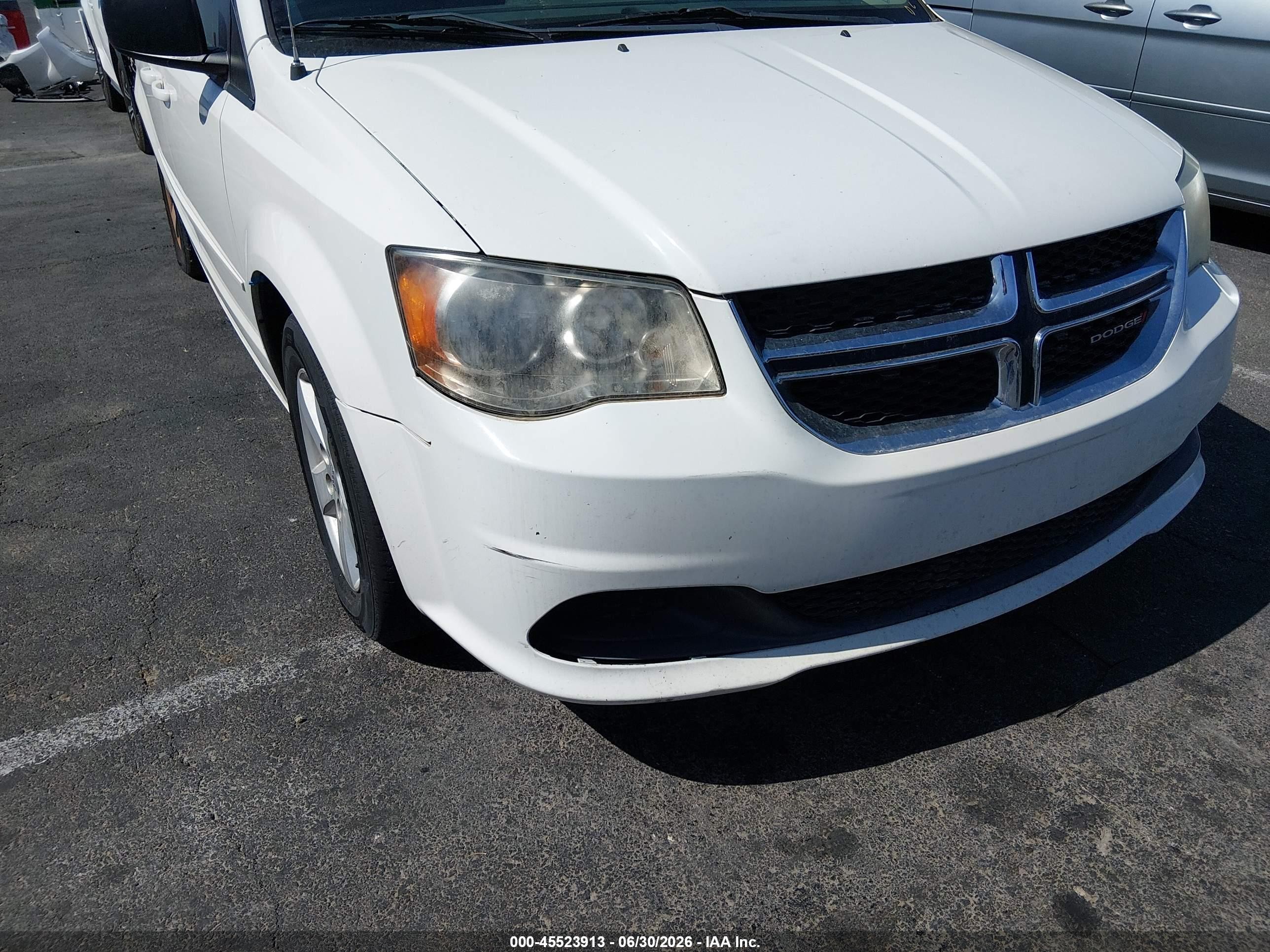 2013 Dodge Grand Caravan Se Белый vin: 2C4RDGBG1DR723219