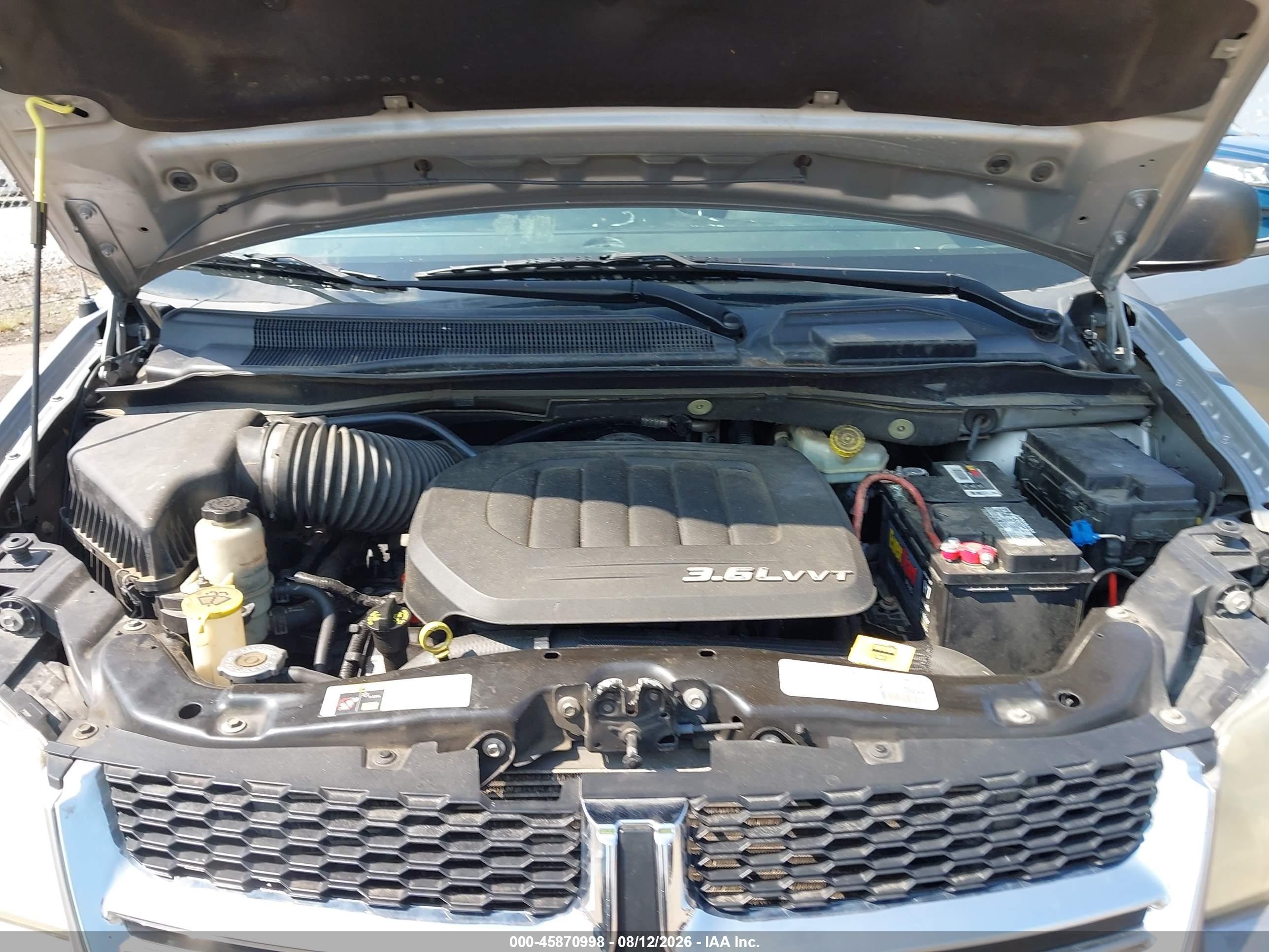 2014 Dodge Grand Caravan Se Серый vin: 2C4RDGBG1ER248303