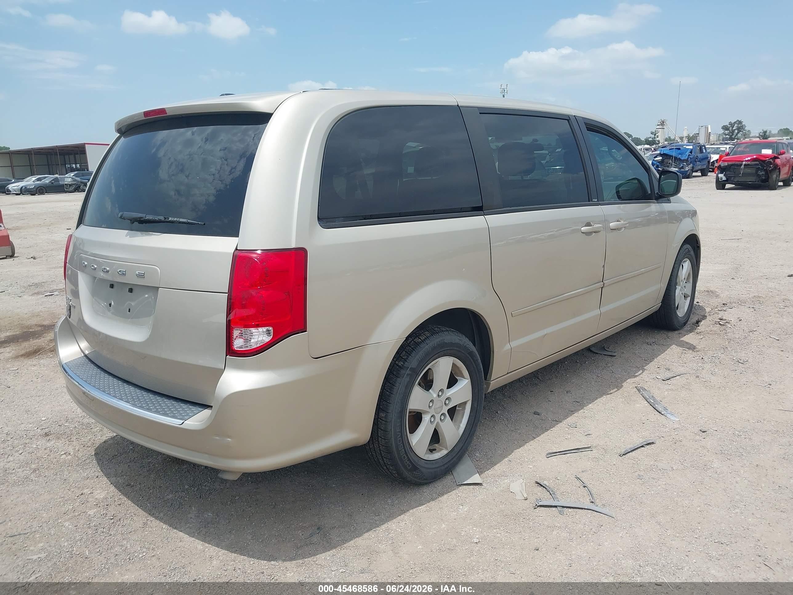 2013 Dodge Grand Caravan Se Champagne vin: 2C4RDGBG2DR648532