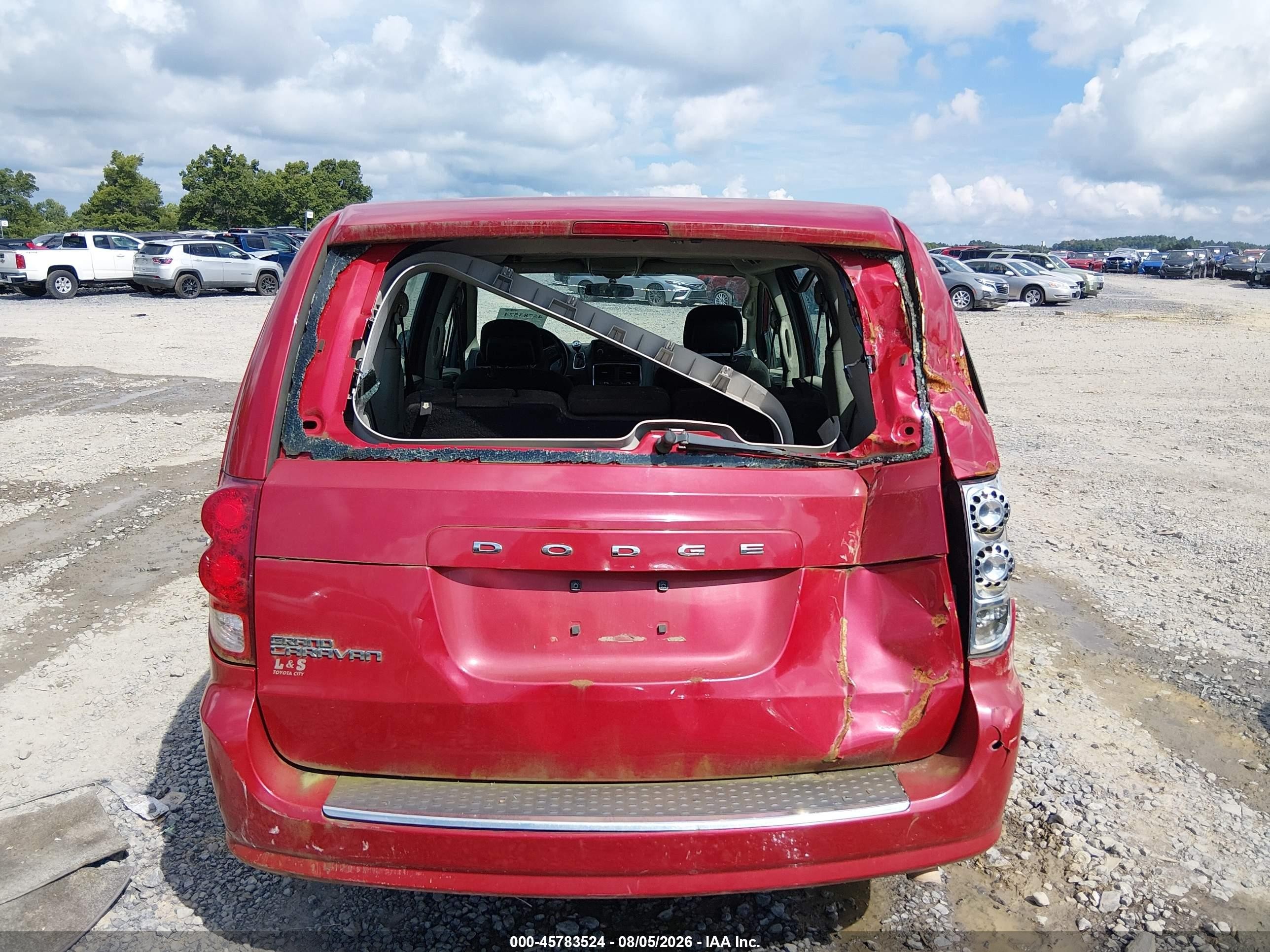 2013 Dodge Grand Caravan American Value Pkg Red vin: 2C4RDGBG2DR709751