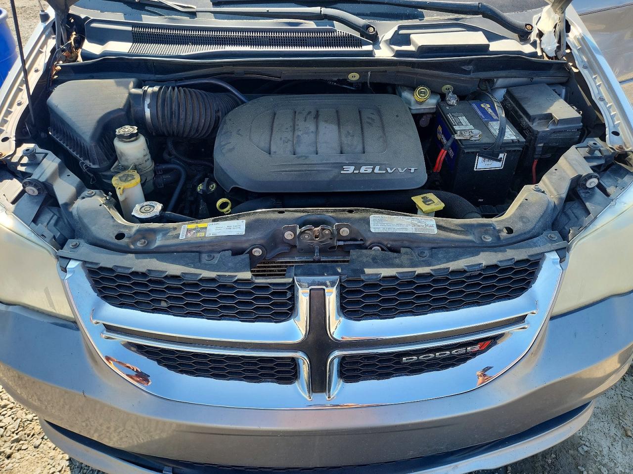 2013 Dodge Grand Caravan Se Silver vin: 2C4RDGBG2DR726243