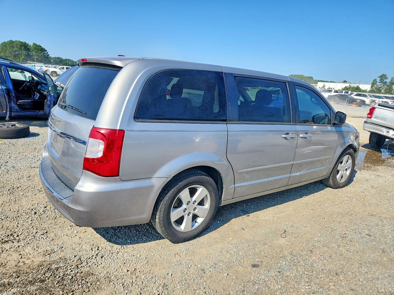 2013 Dodge Grand Caravan Se Silver vin: 2C4RDGBG2DR726243