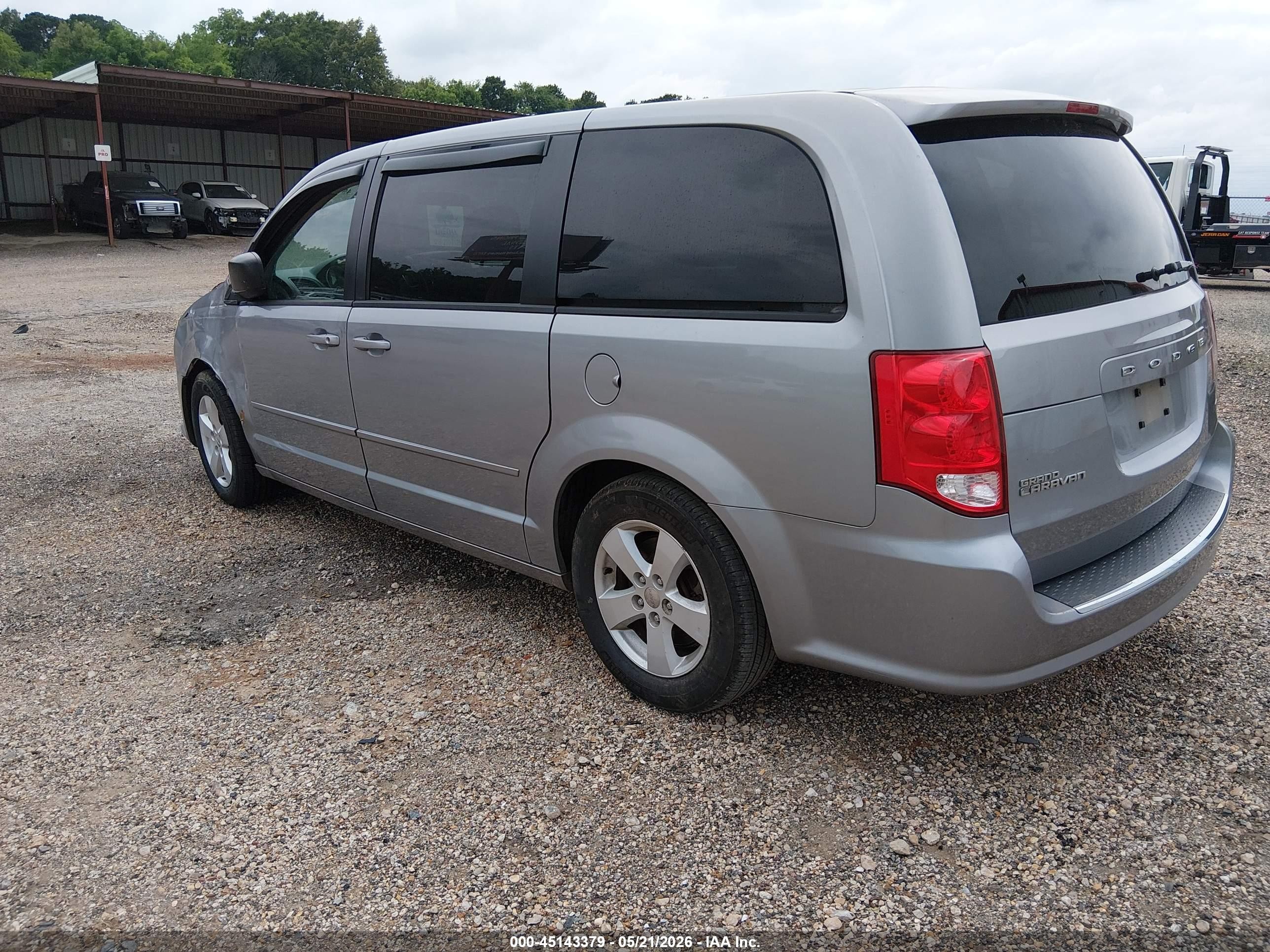 2013 Dodge Grand Caravan Se Gray vin: 2C4RDGBG2DR753782