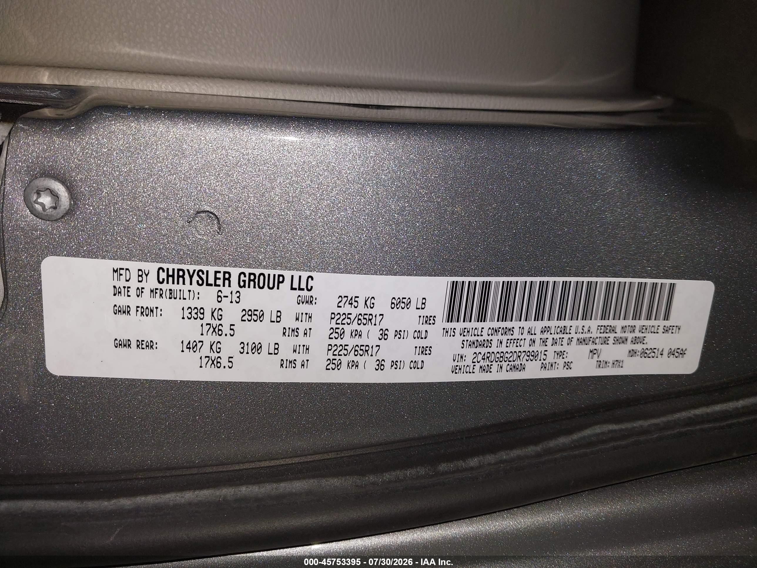 2013 Dodge Grand Caravan Se Silver vin: 2C4RDGBG2DR799015