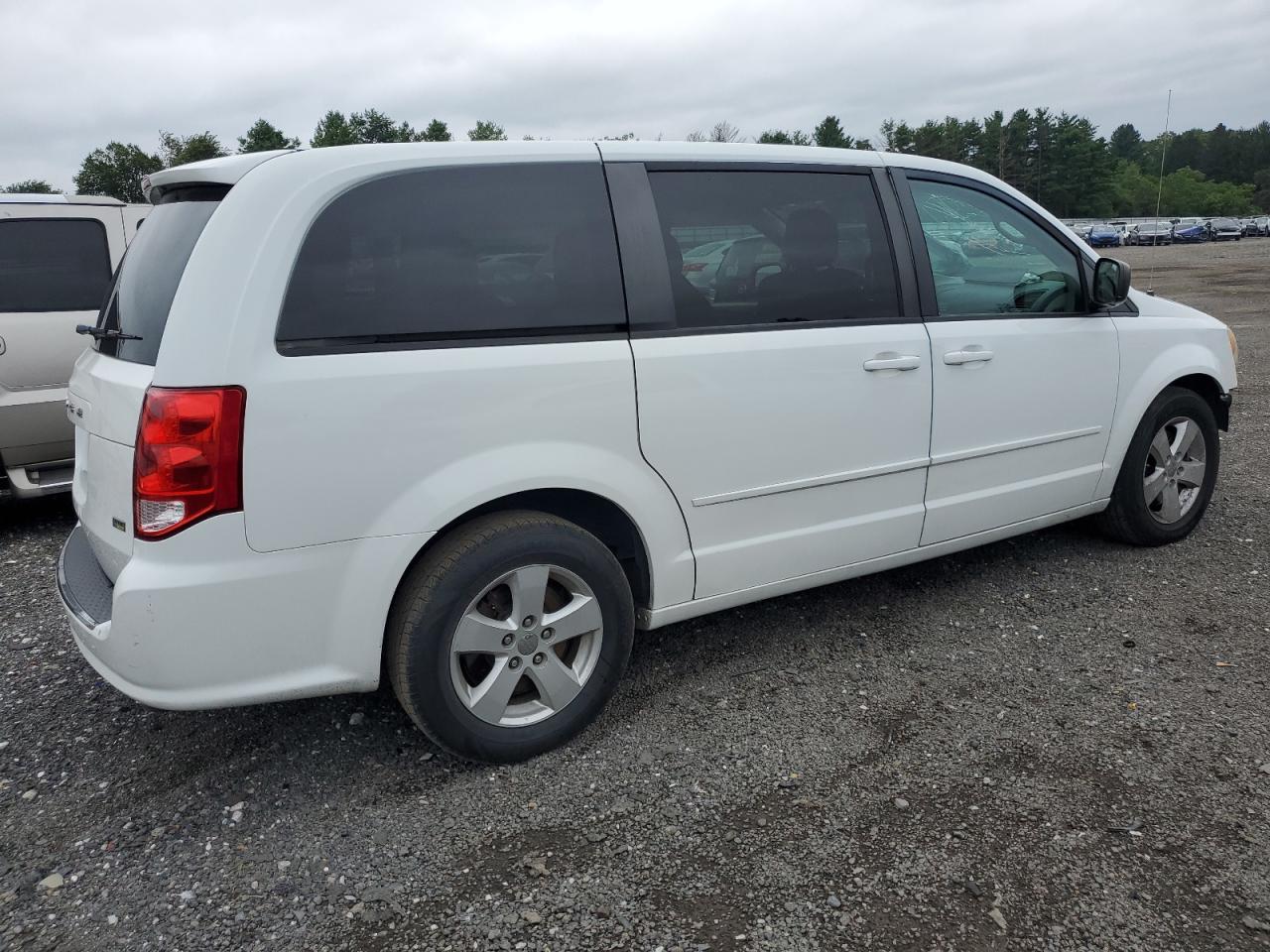 2013 Dodge Grand Caravan Se White vin: 2C4RDGBG2DR813544