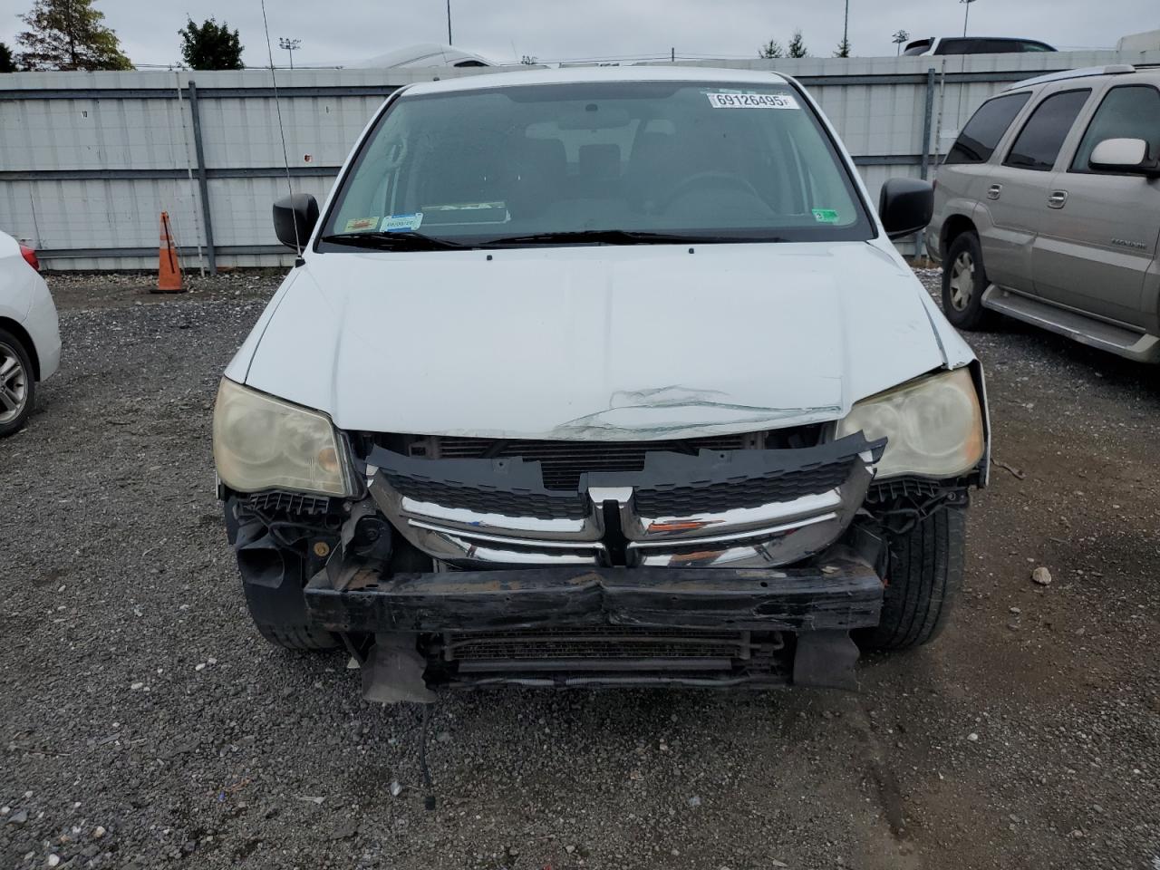 2013 Dodge Grand Caravan Se White vin: 2C4RDGBG2DR813544