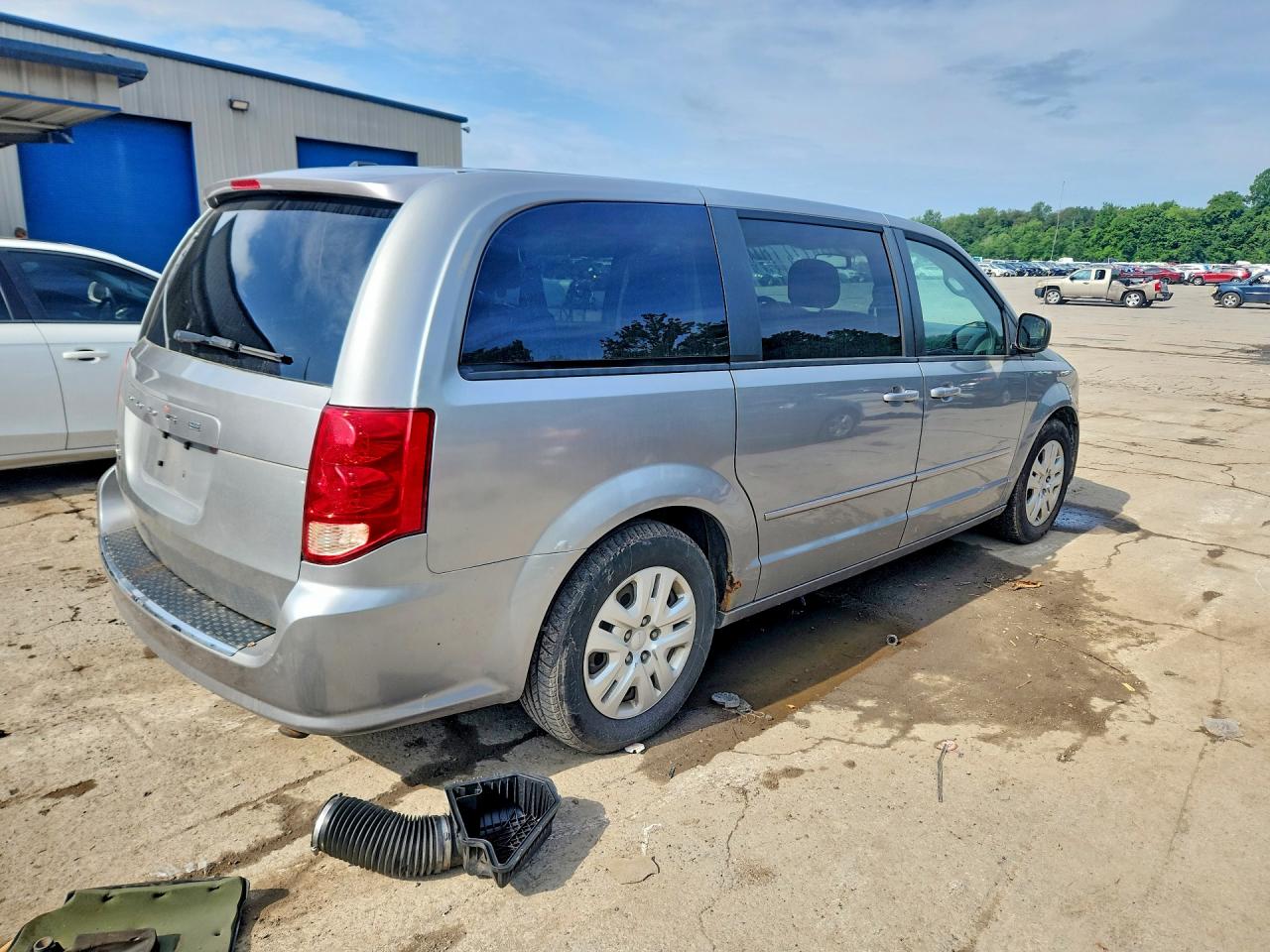 2014 Dodge Grand Caravan Se Silver vin: 2C4RDGBG2ER418796
