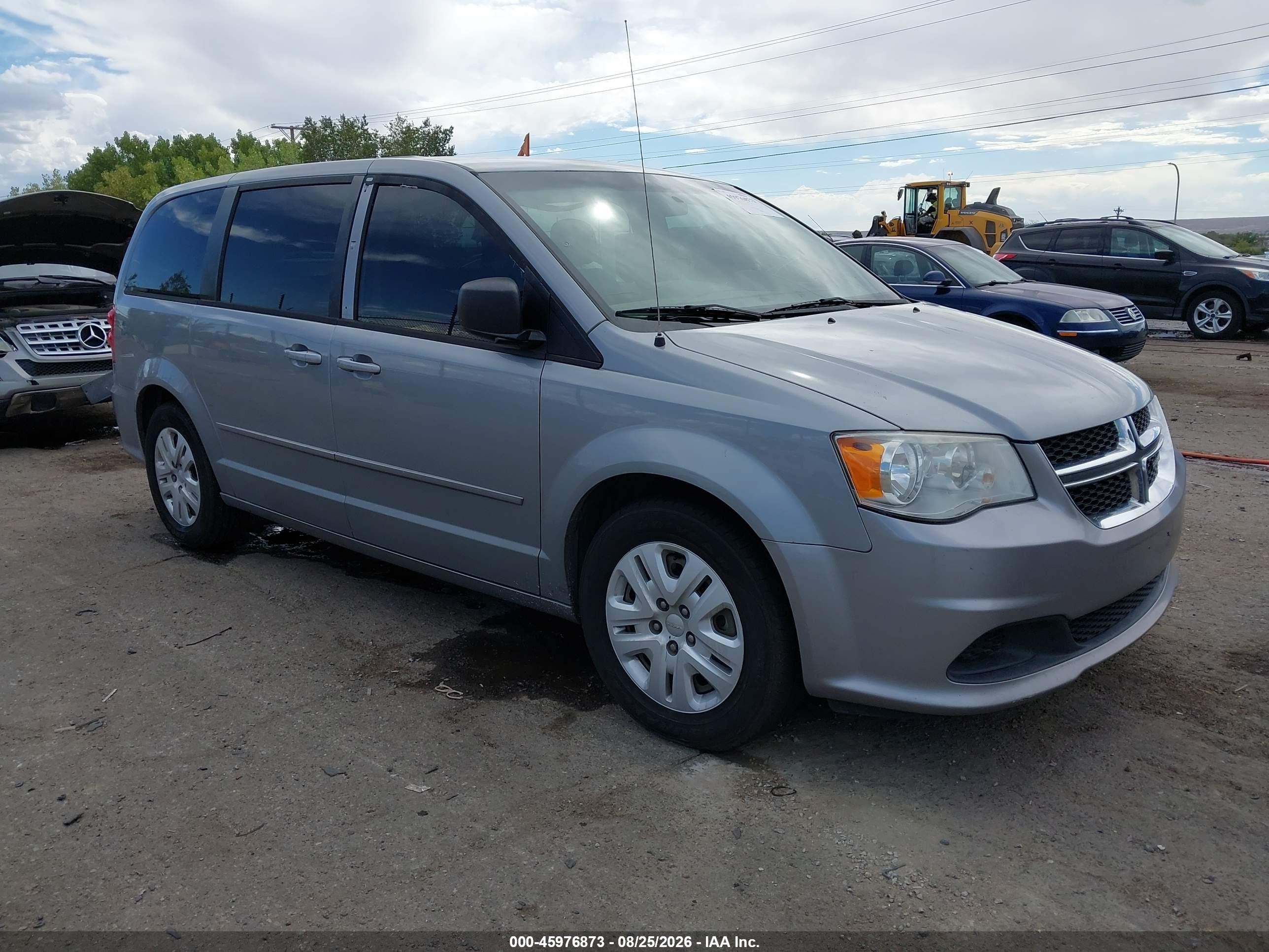 2015 Dodge Grand Caravan Se Gray vin: 2C4RDGBG2FR533206