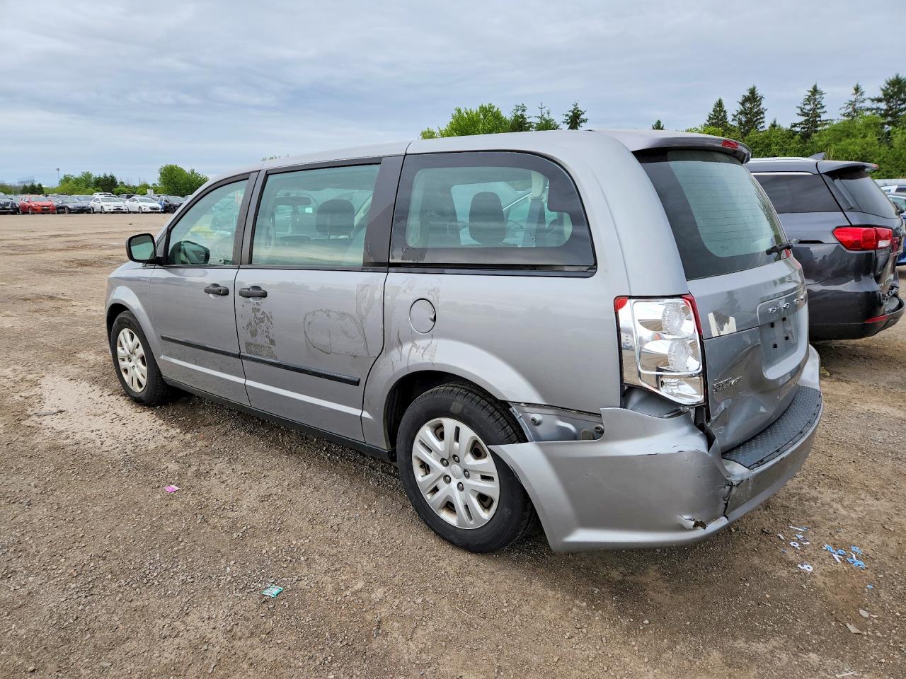 2015 Dodge Grand Caravan Se Silver vin: 2C4RDGBG2FR657685