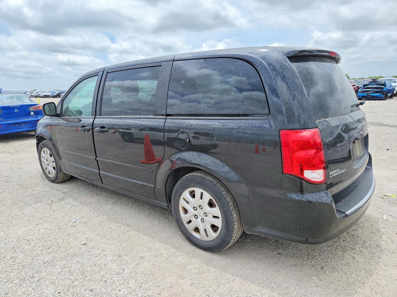 2015 Dodge Grand Caravan Se Black vin: 2C4RDGBG2FR724236