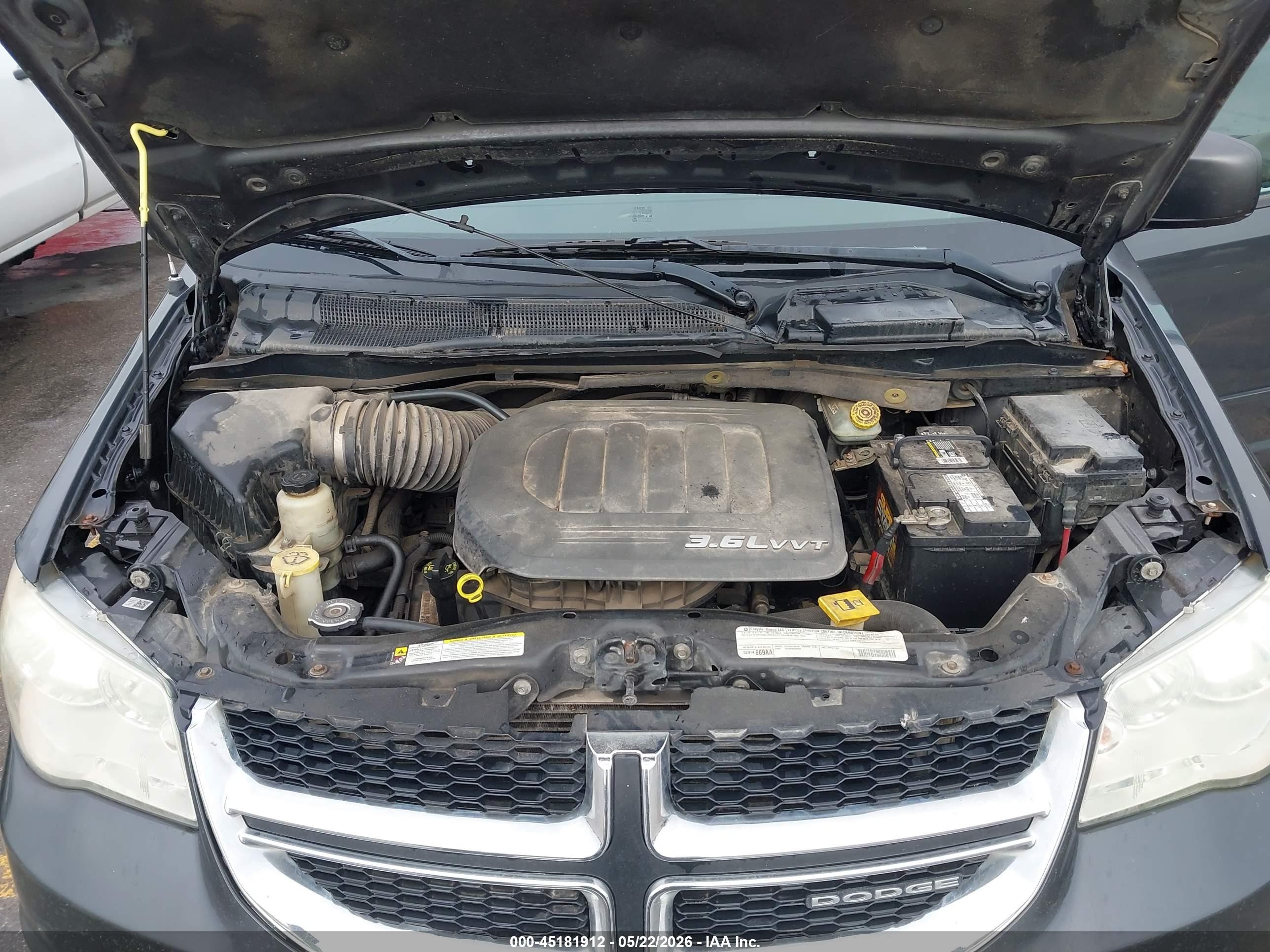 2012 Dodge Grand Caravan Se/avp Серый vin: 2C4RDGBG3CR146370