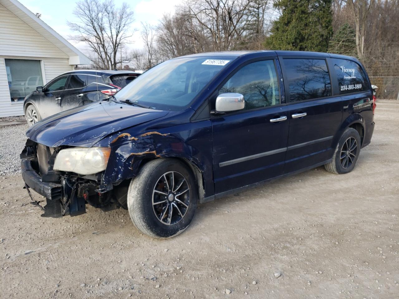 2013 Dodge Grand Caravan Se Blue vin: 2C4RDGBG3DR512944