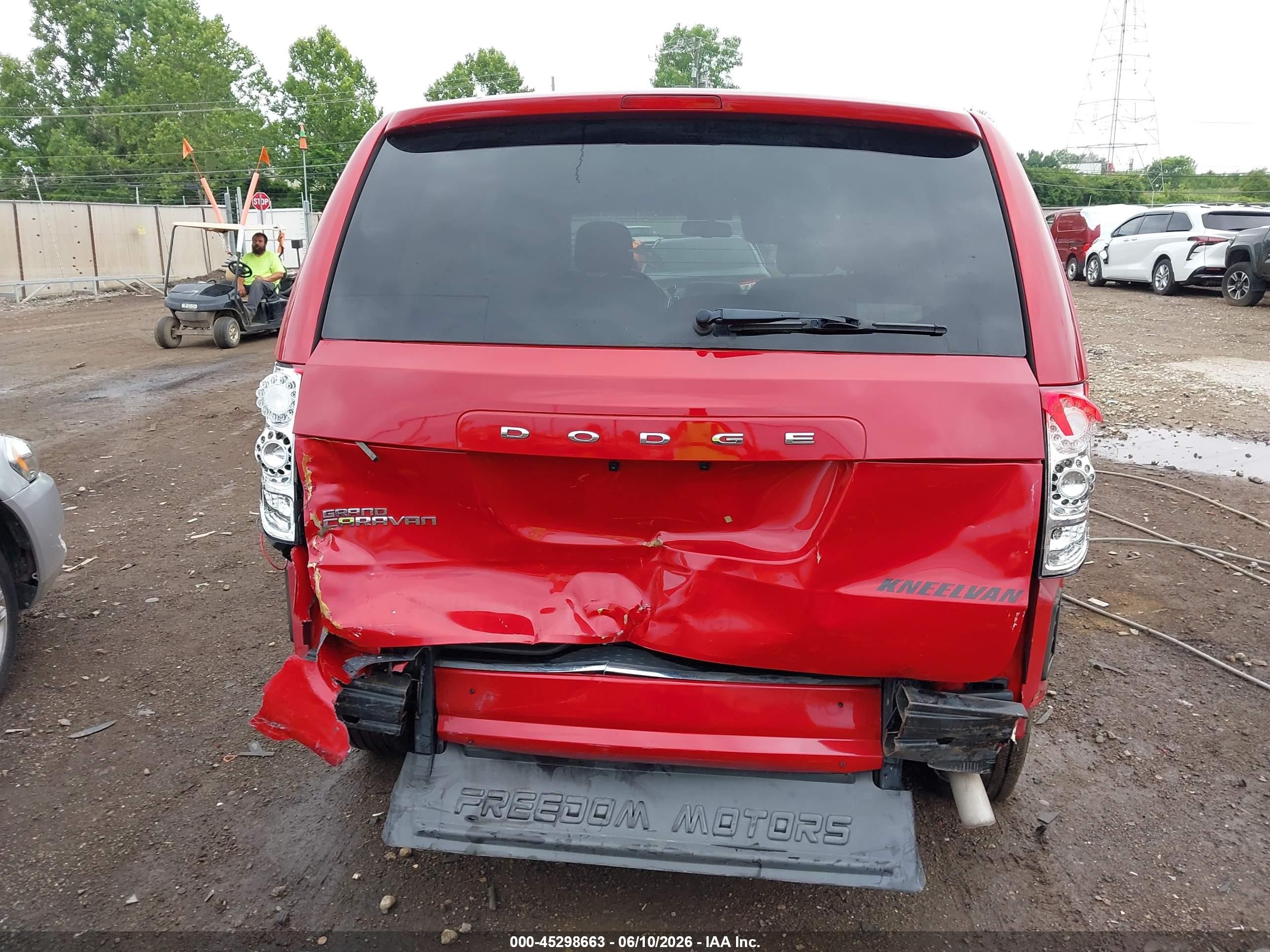 2013 Dodge Grand Caravan Se Red vin: 2C4RDGBG3DR714554