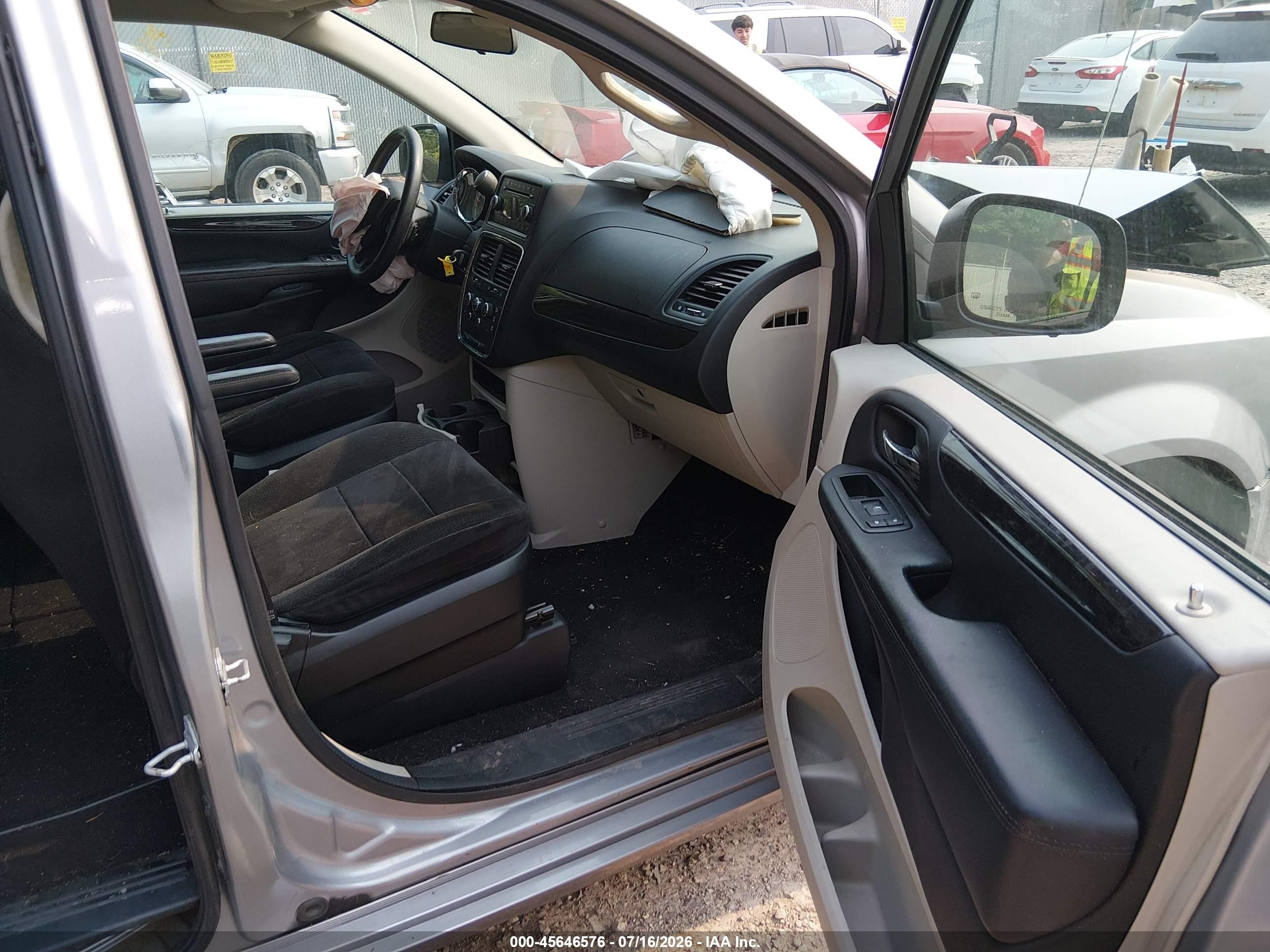 2013 Dodge Grand Caravan Se Silver vin: 2C4RDGBG3DR803945