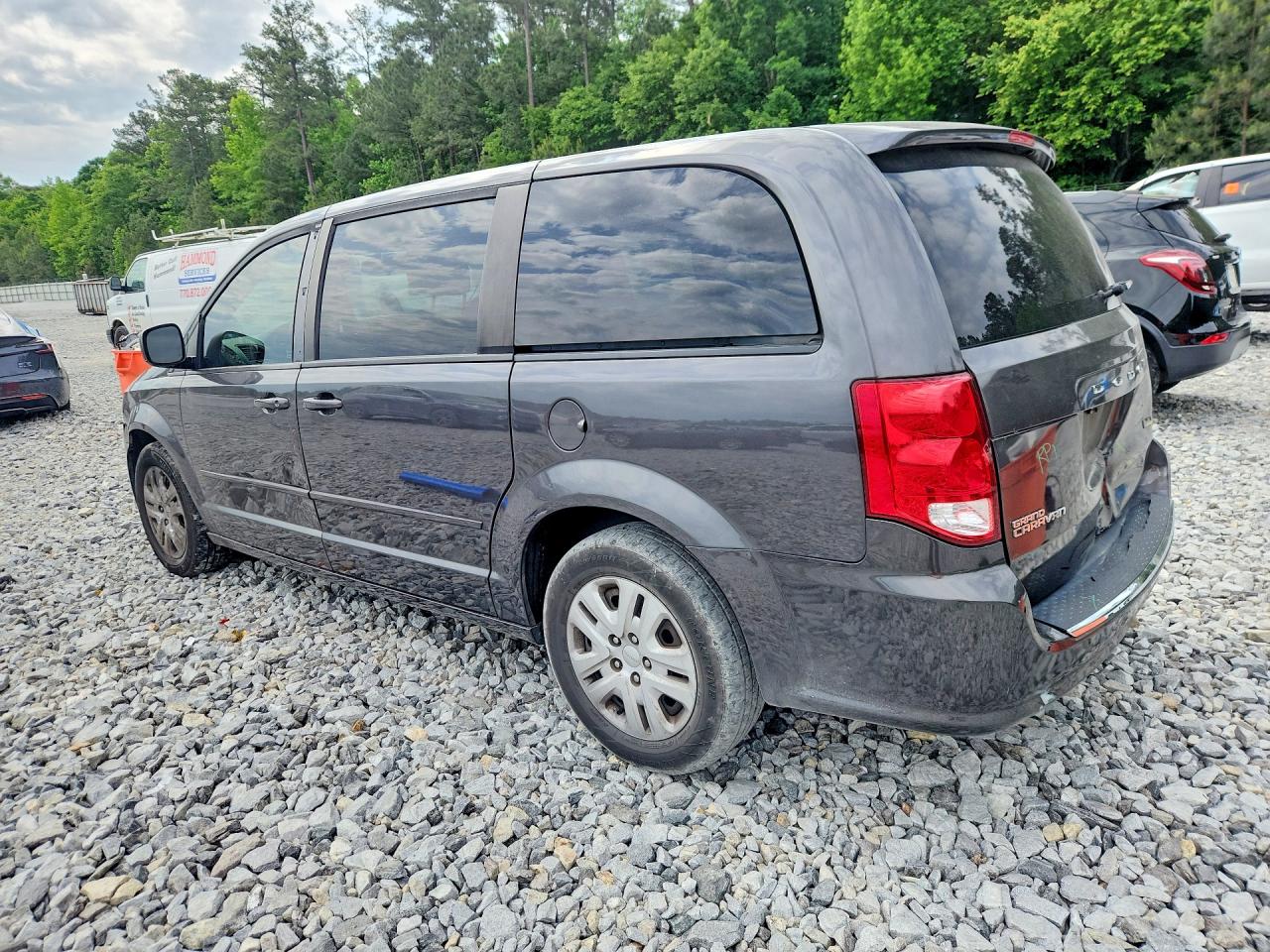 2015 Dodge Grand Caravan Se Gray vin: 2C4RDGBG3FR523879